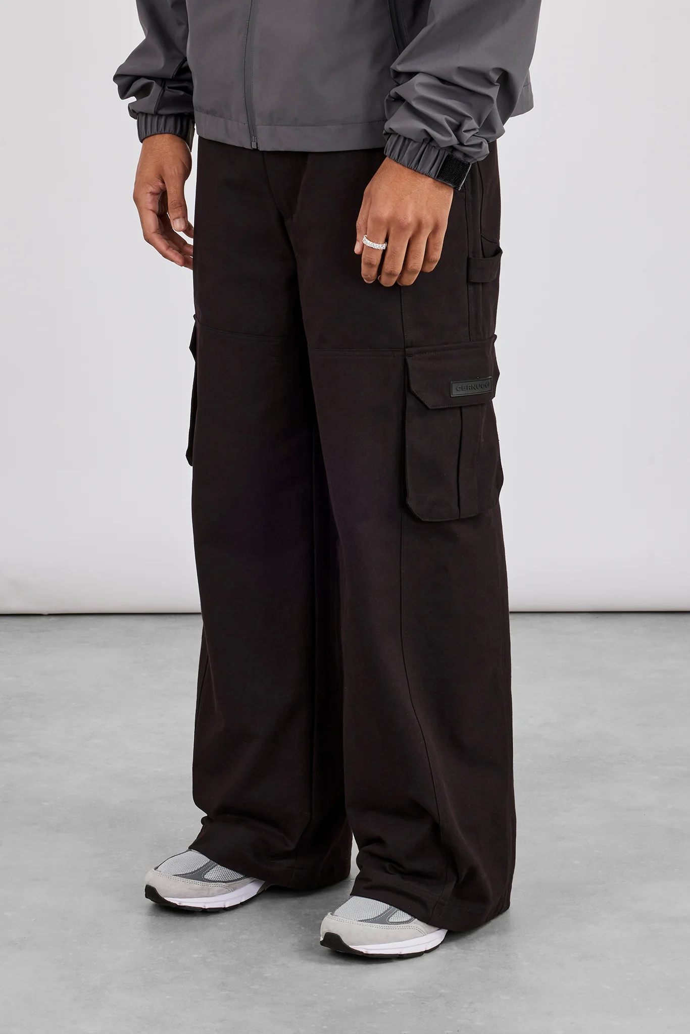 Baggy Cargo Pant - Black - Image 2
