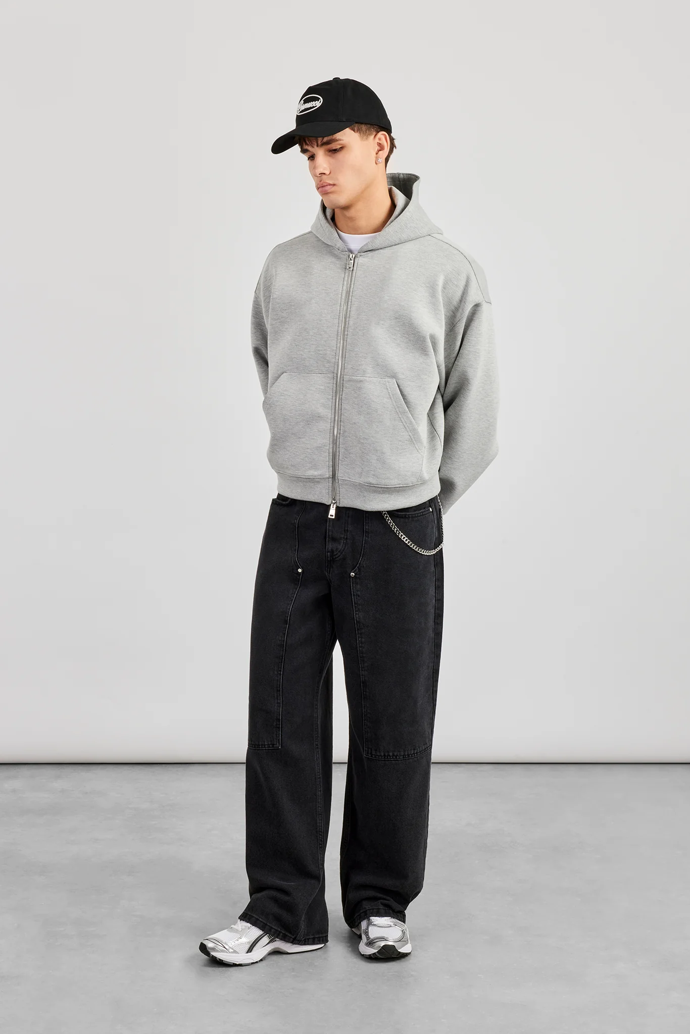 Baggy Carpenter Jean - Washed Black - Image 3