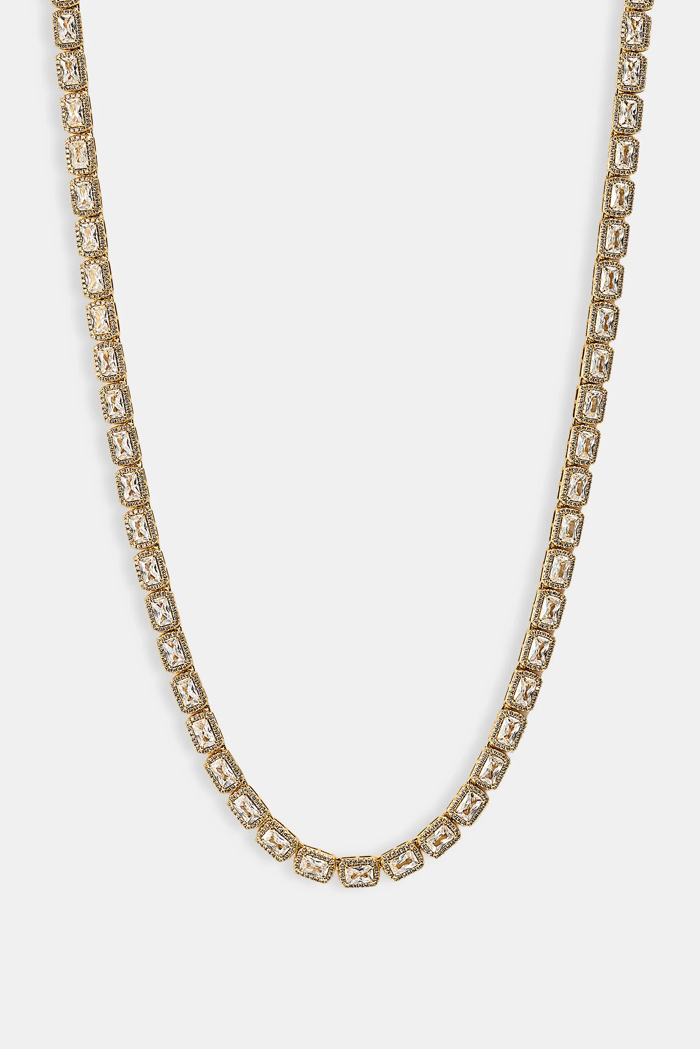Baguette Cluster Chain - 5mm - Gold - Image 2