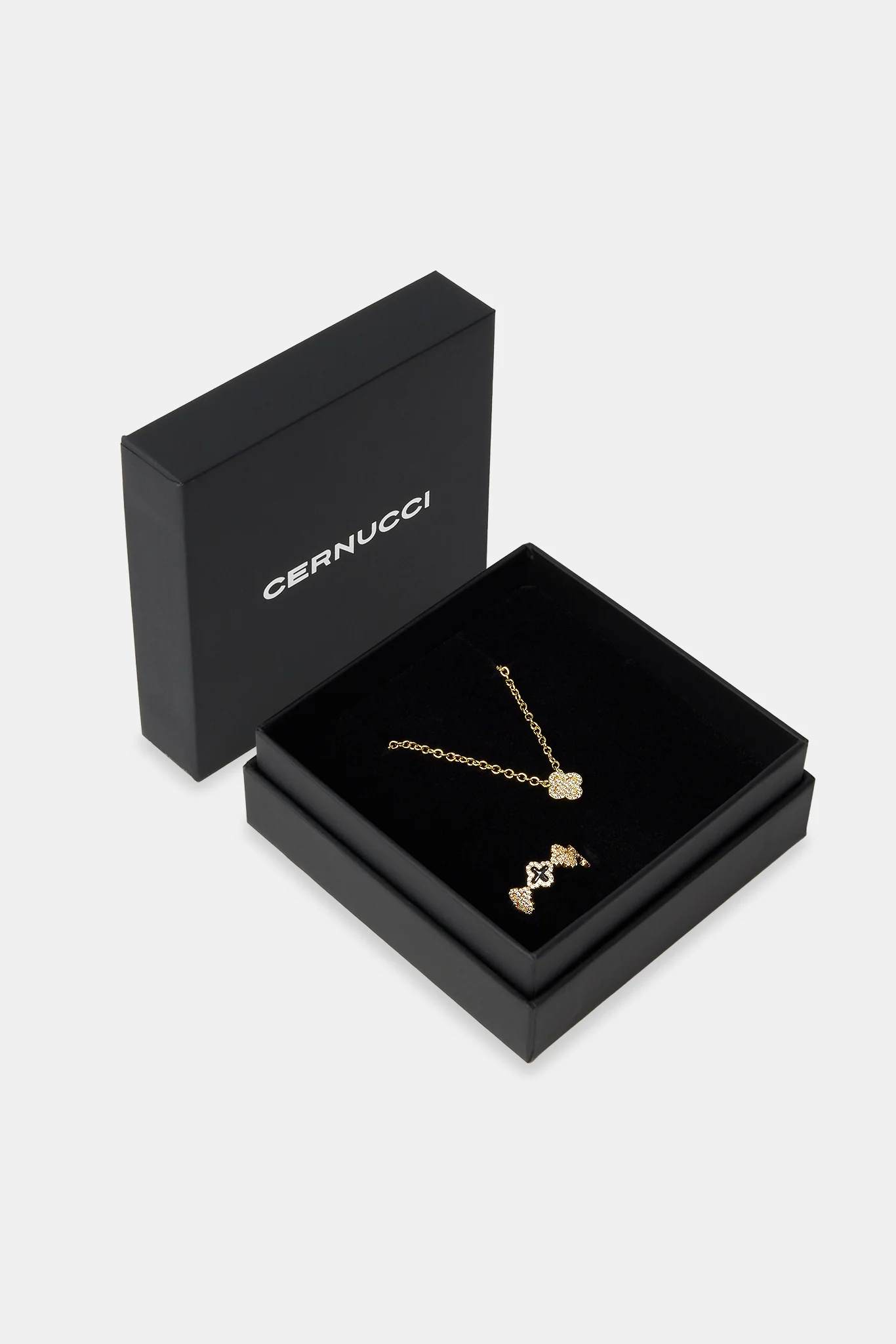 Black and Iced Enamel Gift Set - Gold - Image 2
