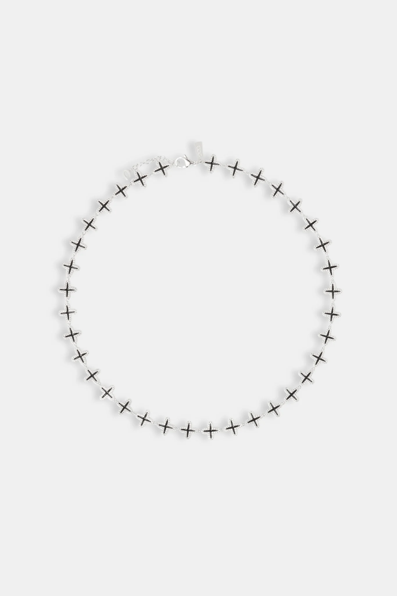 Black Enamel Motif Chain - 10mm - Image 4