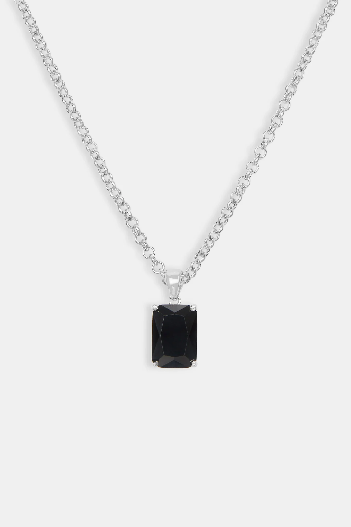 Black Gemstone Necklace - Image 2
