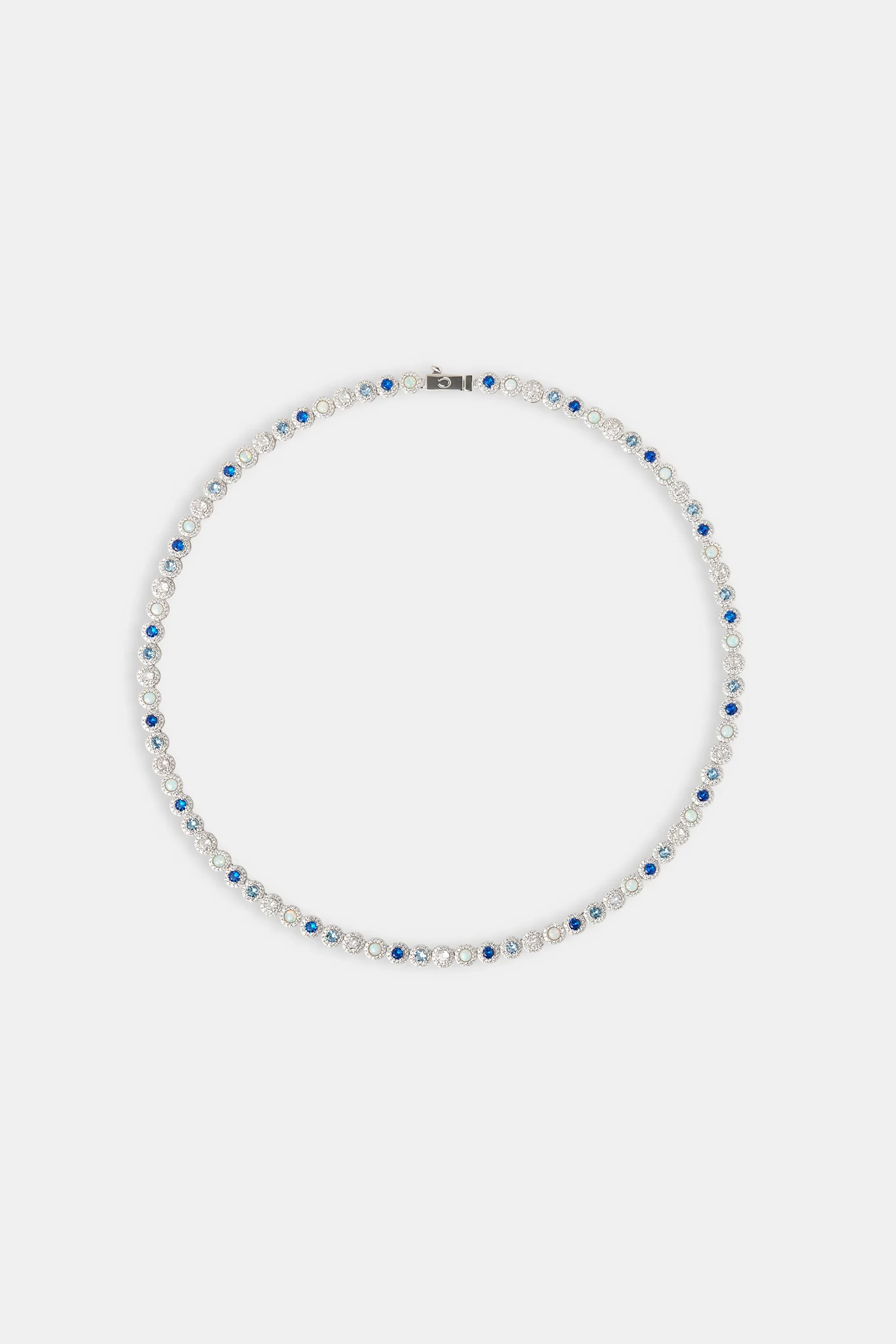 Blue CZ & Opal Chain - 6mm - Image 4