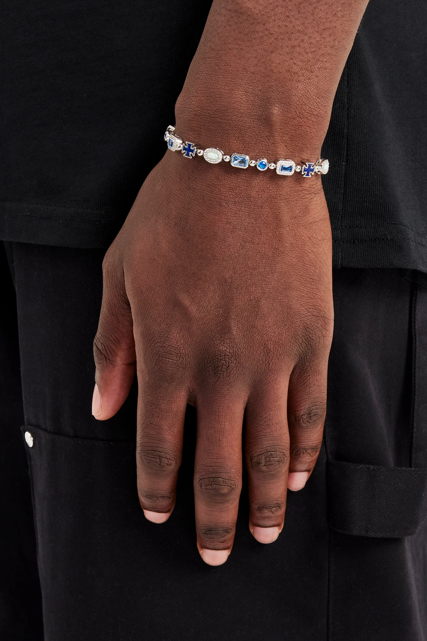 Blue Lapis Multi Gemstone Bracelet - 6mm