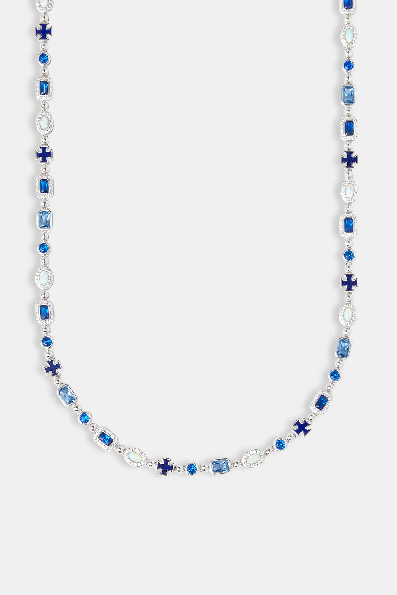 Blue Lapis Multi Gemstone Chain - 8mm - Image 2