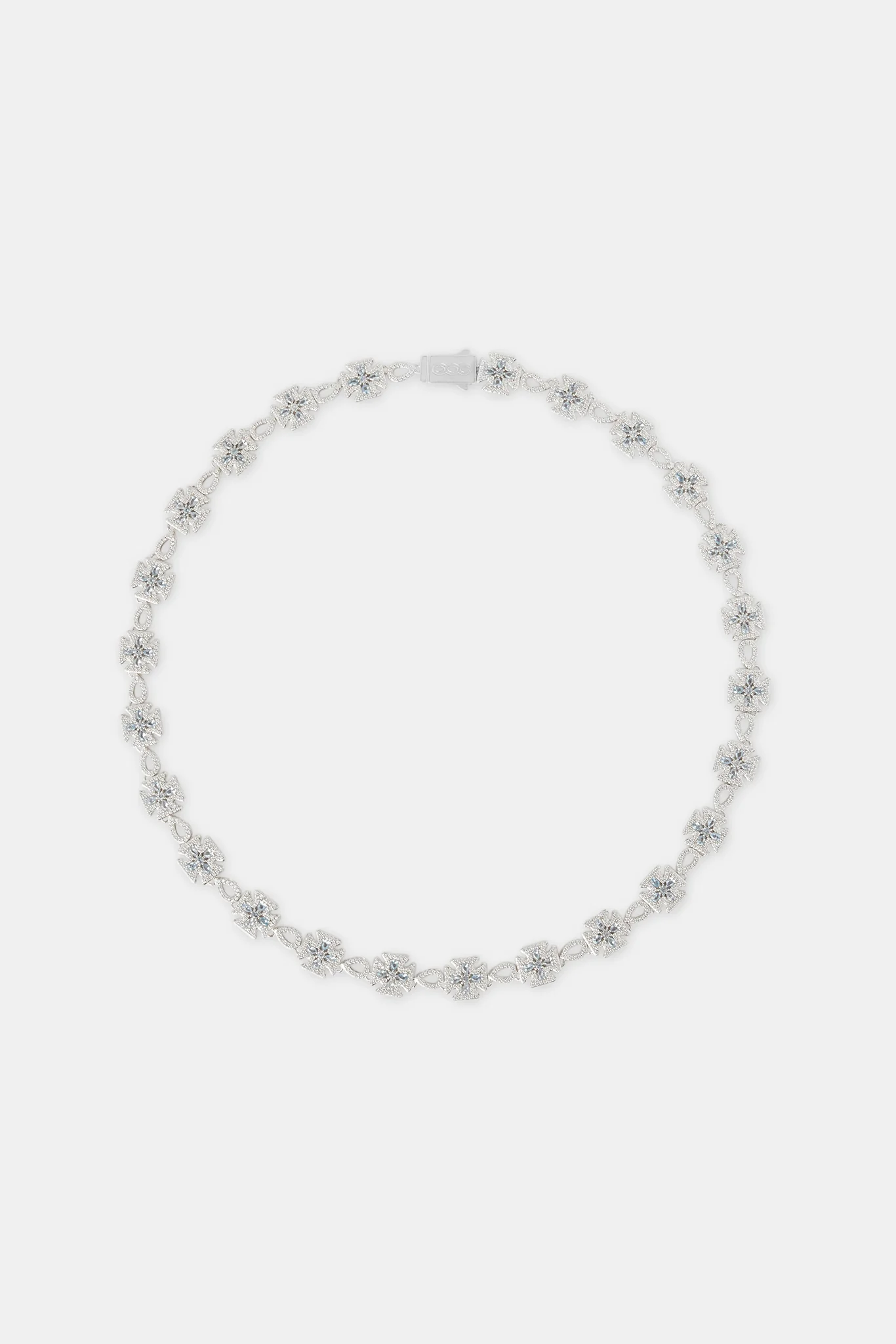 Blue Motif Iced Link Chain - 10mm - Image 4