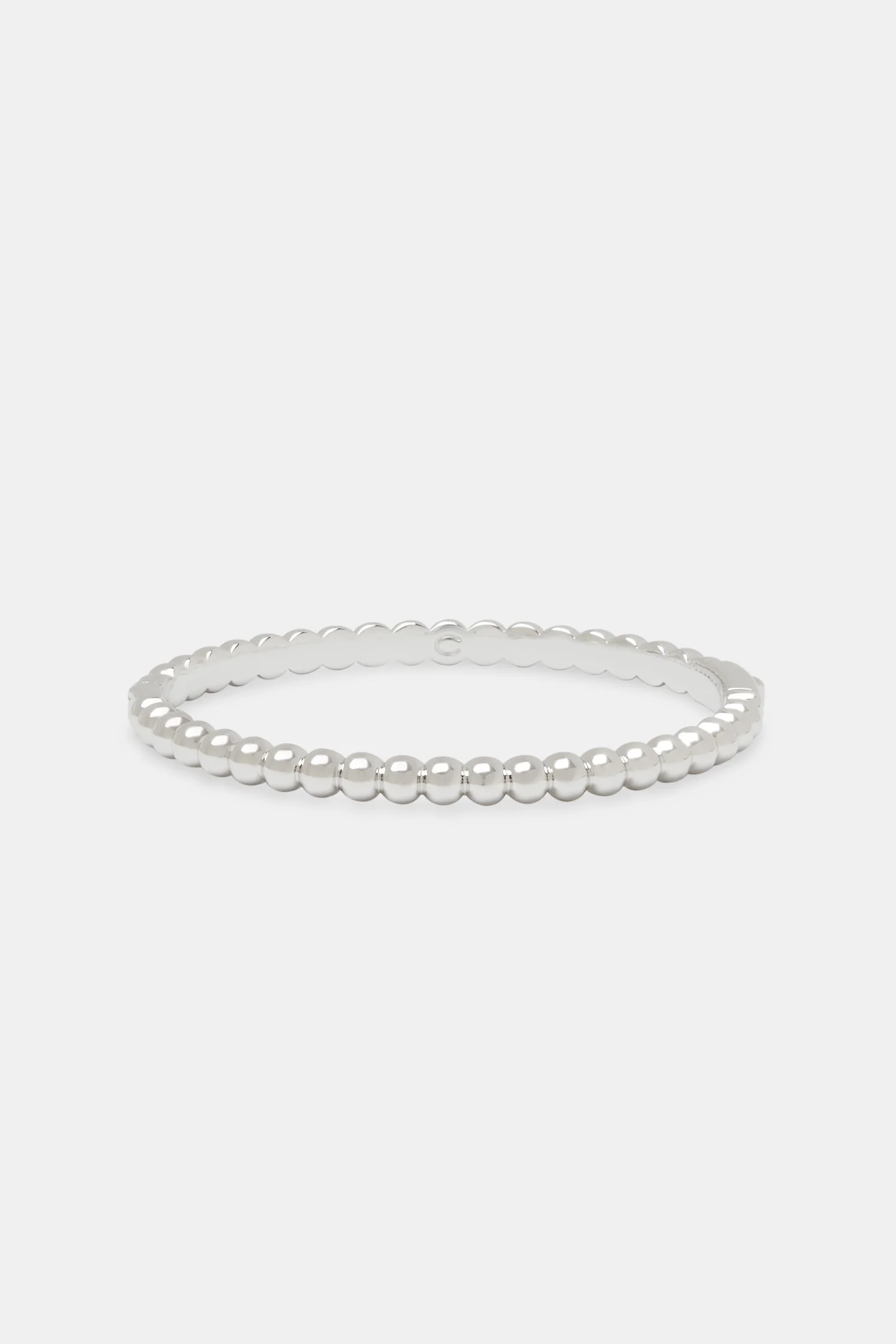 Bobble Bangle - 5mm - White - Image 2