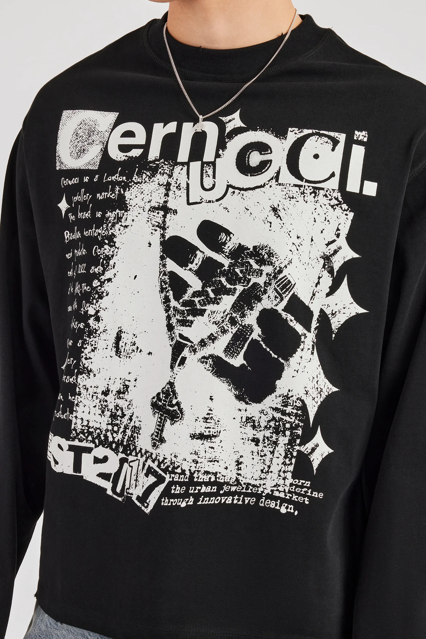Long Sleeve T-Shirt - Black - Image 2