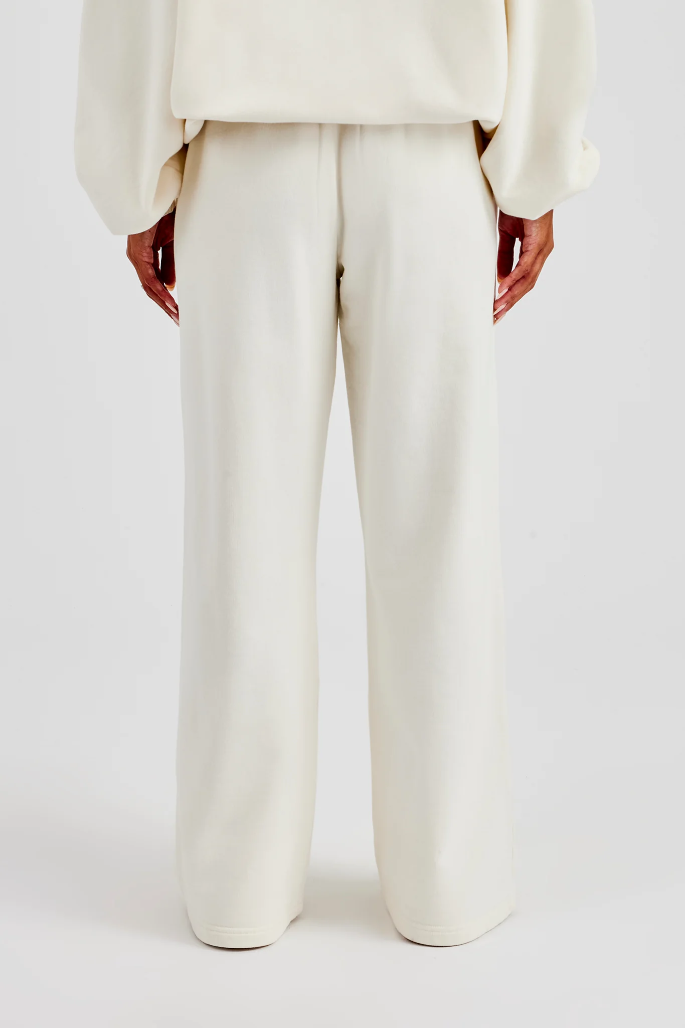 C Embroidered Jogger - Off White - Image 4