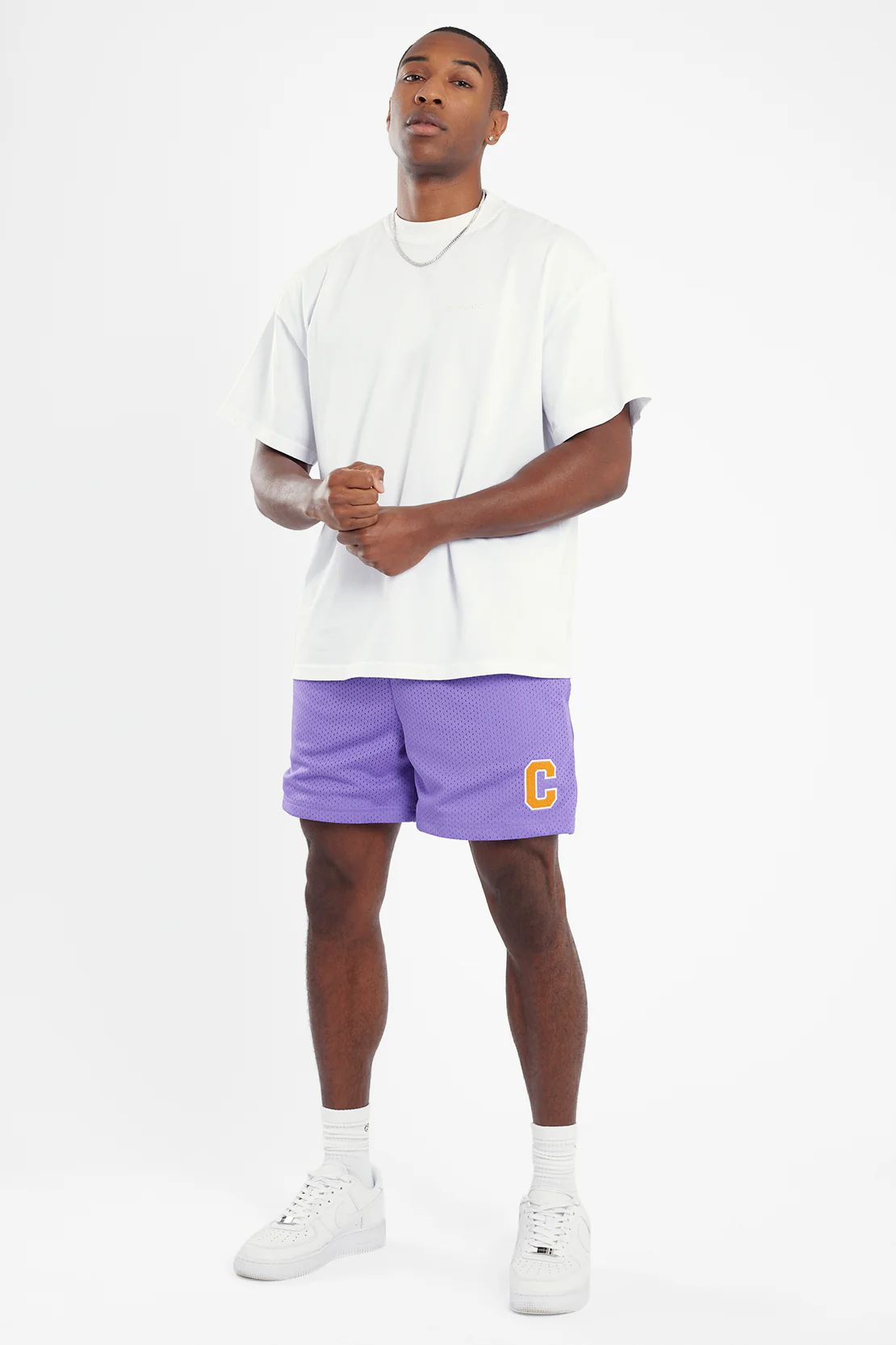 C Mesh Shorts - Purple - Image 4