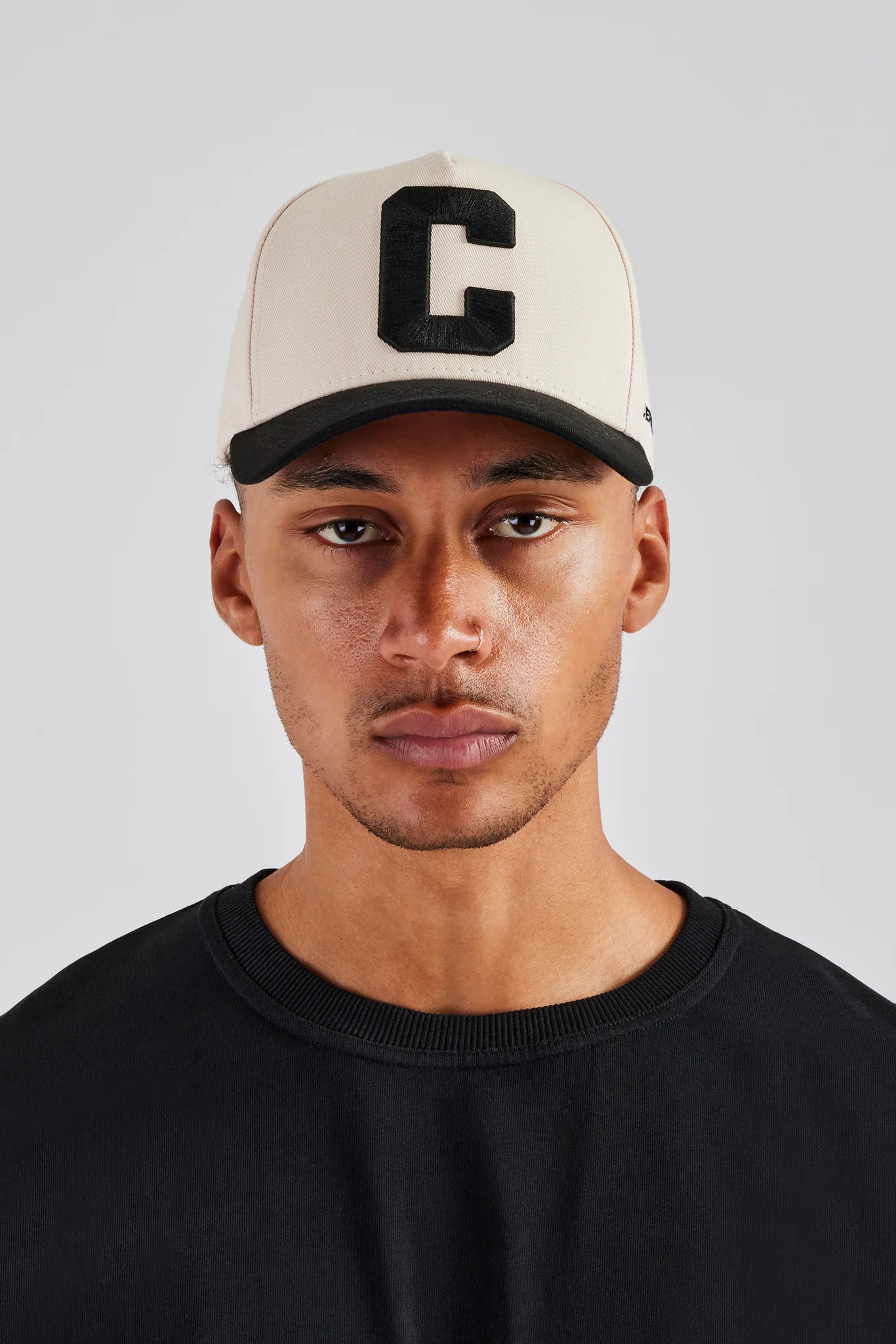 C Off White Embroidered Hat - Off White - Image 4