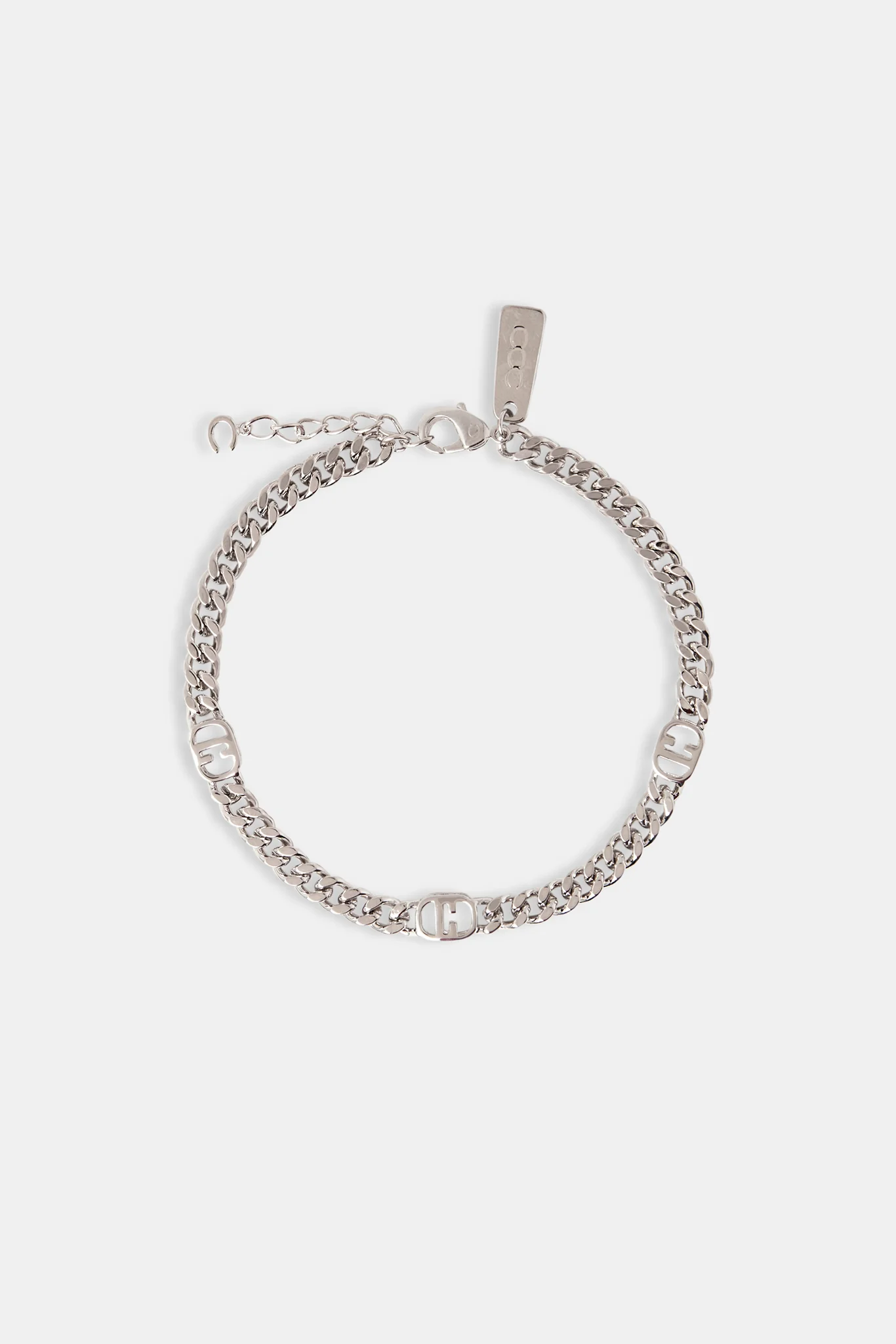 C Outline Logo Cuban Bracelet - 5mm - Image 2