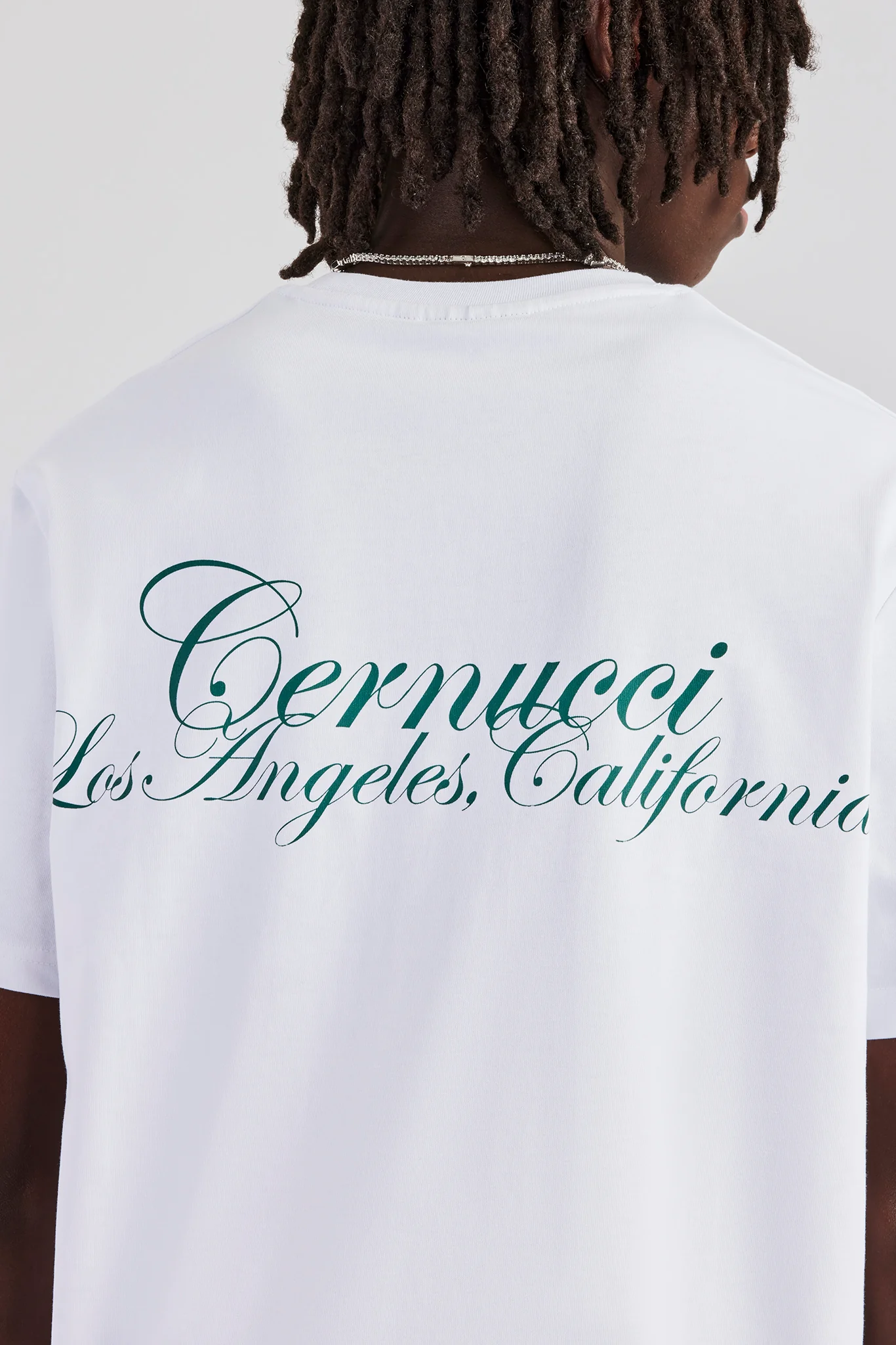 California Text T-Shirt - White - Image 3