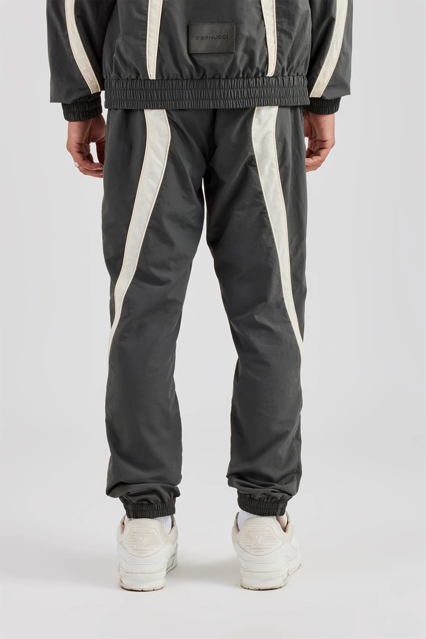 CCC Nylon Cuffed Jogger - Charcoal - Image 4