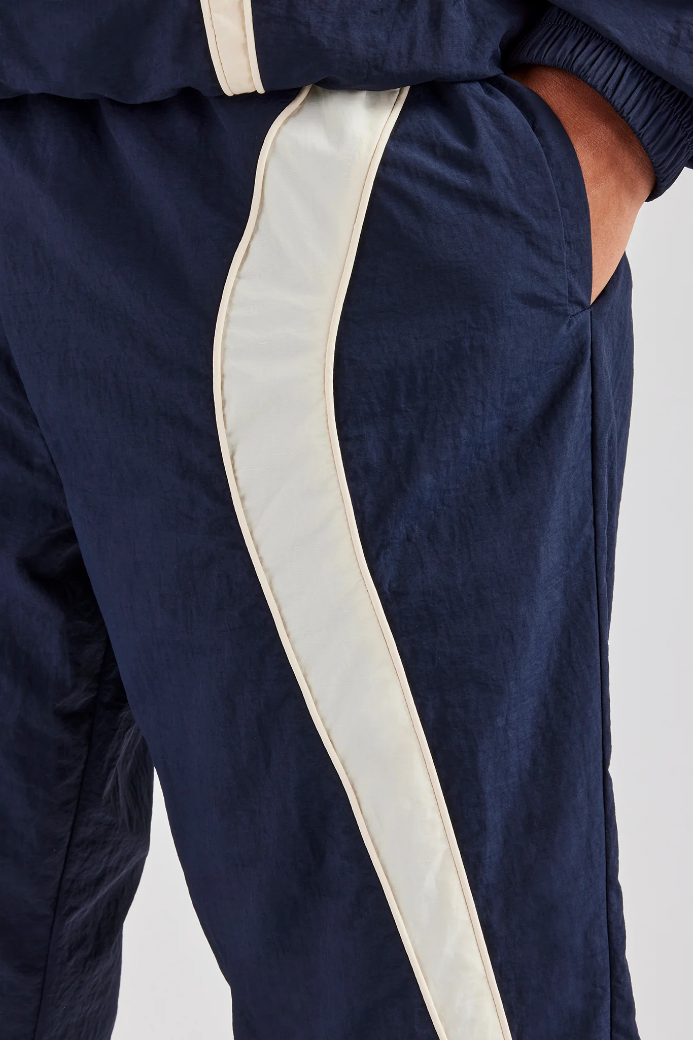 CCC Nylon Cuffed Jogger - Navy Blue - Image 4
