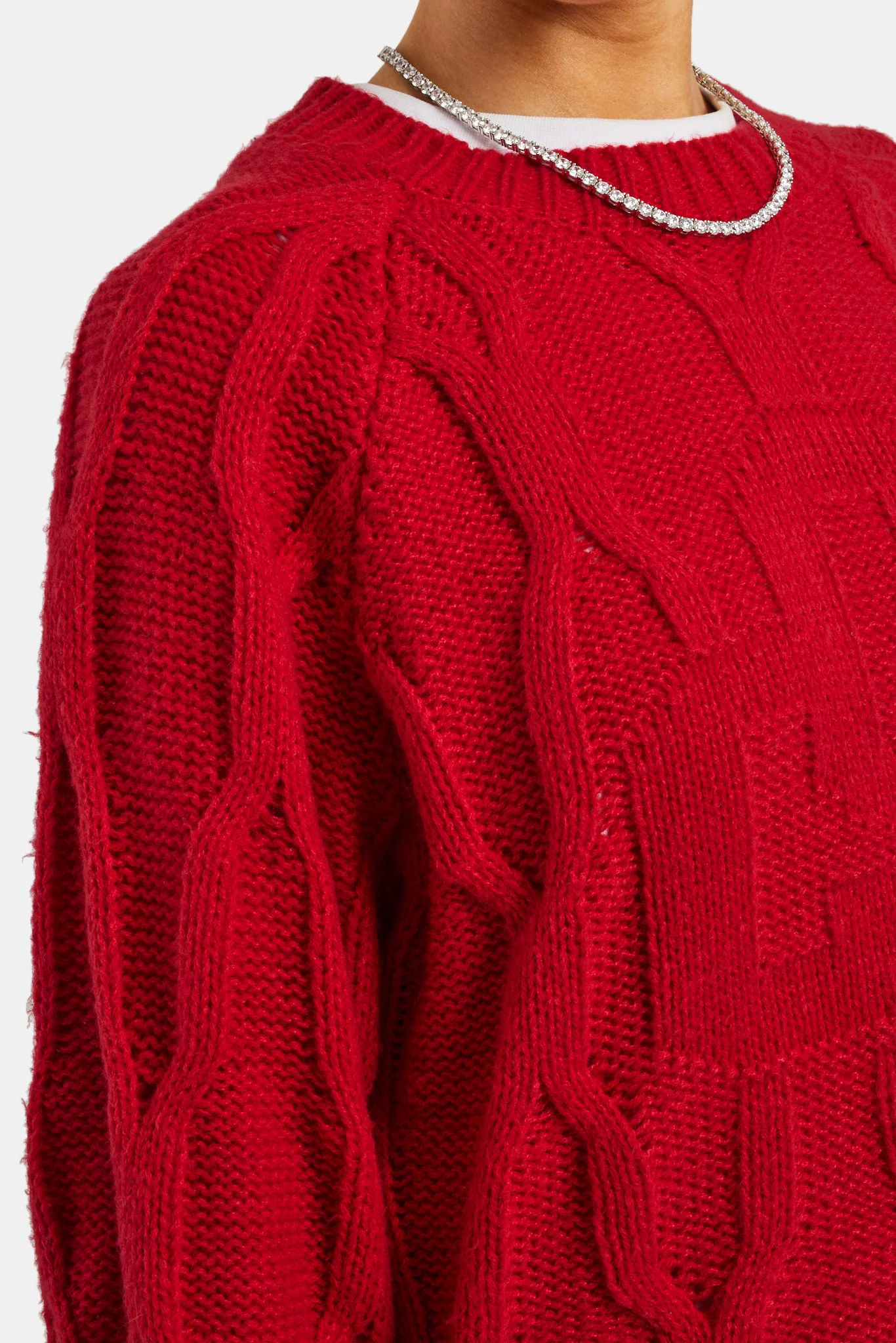 CCC Raglan Sweater - Red - Image 4