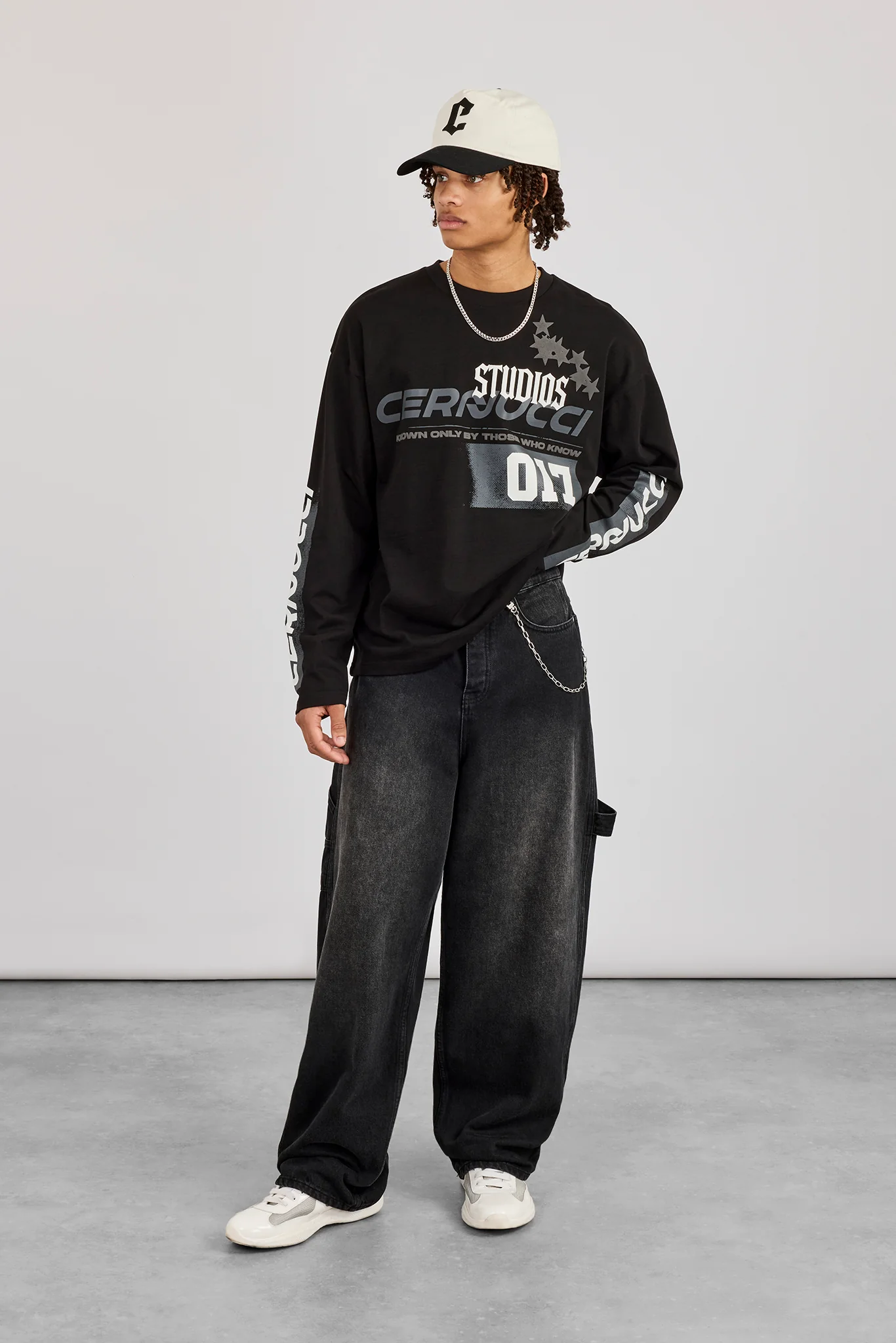 Cernucci 17 Studios Long Sleeve T-Shirt - Black - Image 4