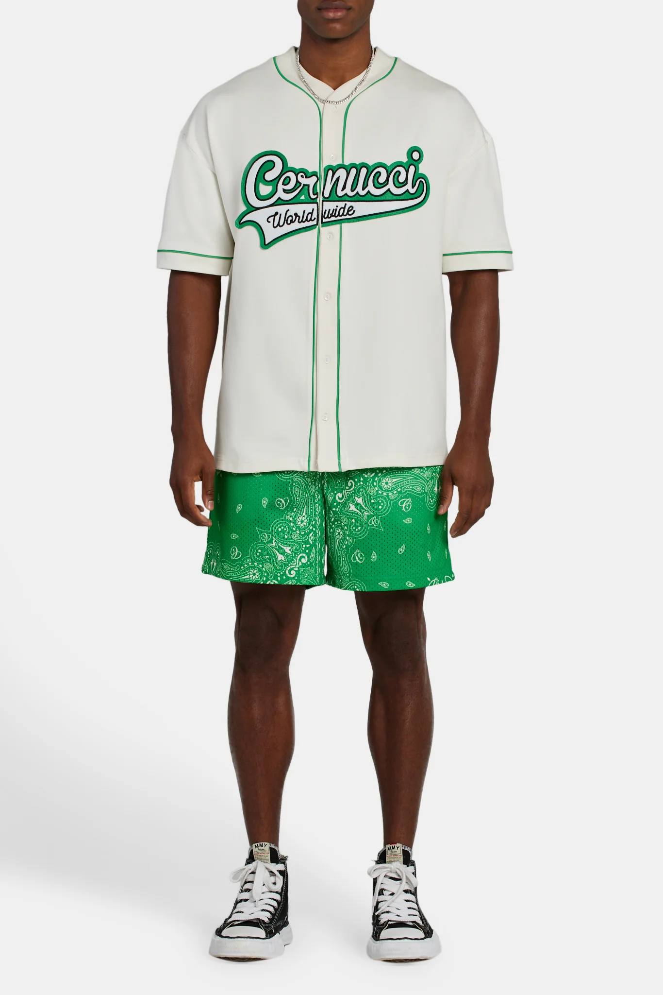Cernucci Baseball Shirt - Off White - Image 3