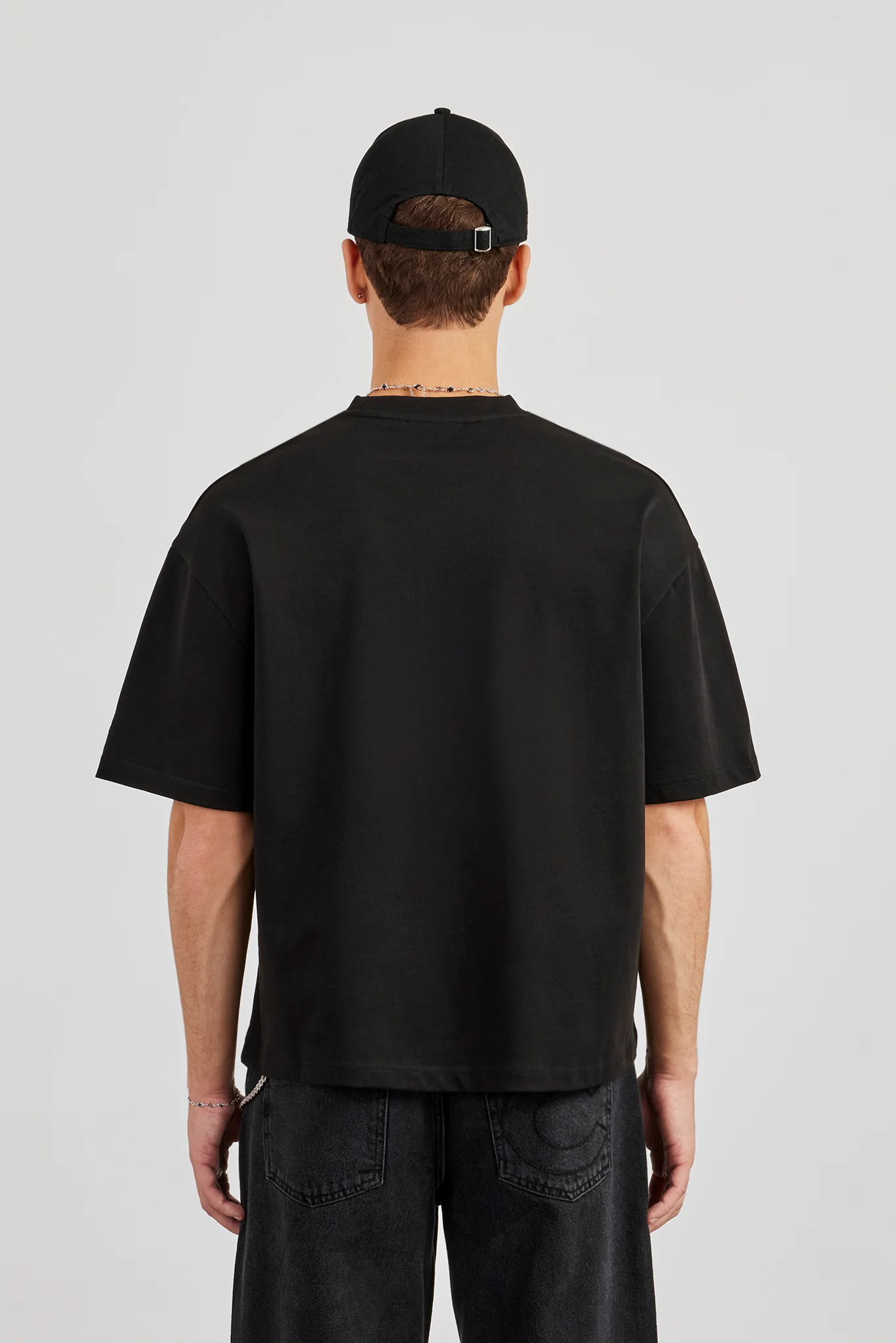 Cernucci Boxy T-Shirt - Black - Image 4