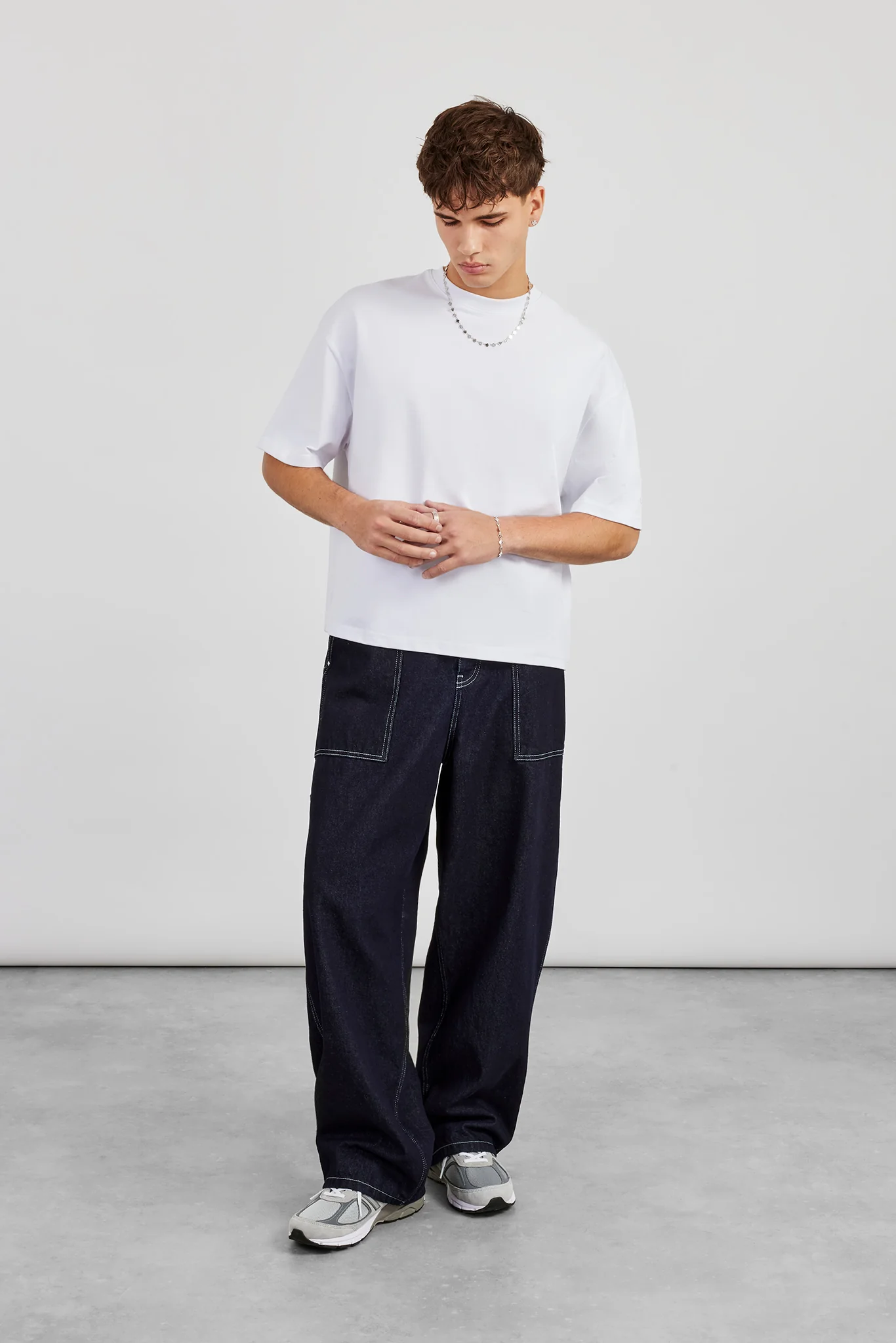 Cernucci Boxy T-Shirt - White - Image 2