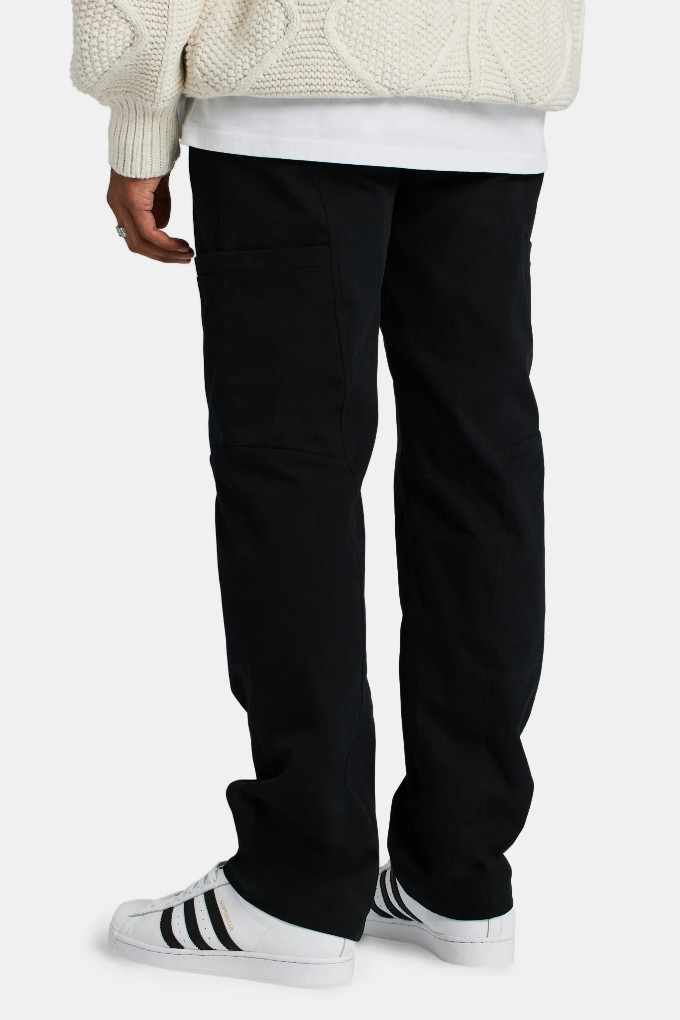 Cernucci Colectivo Varsity Cargo Trousers - Black - Image 3