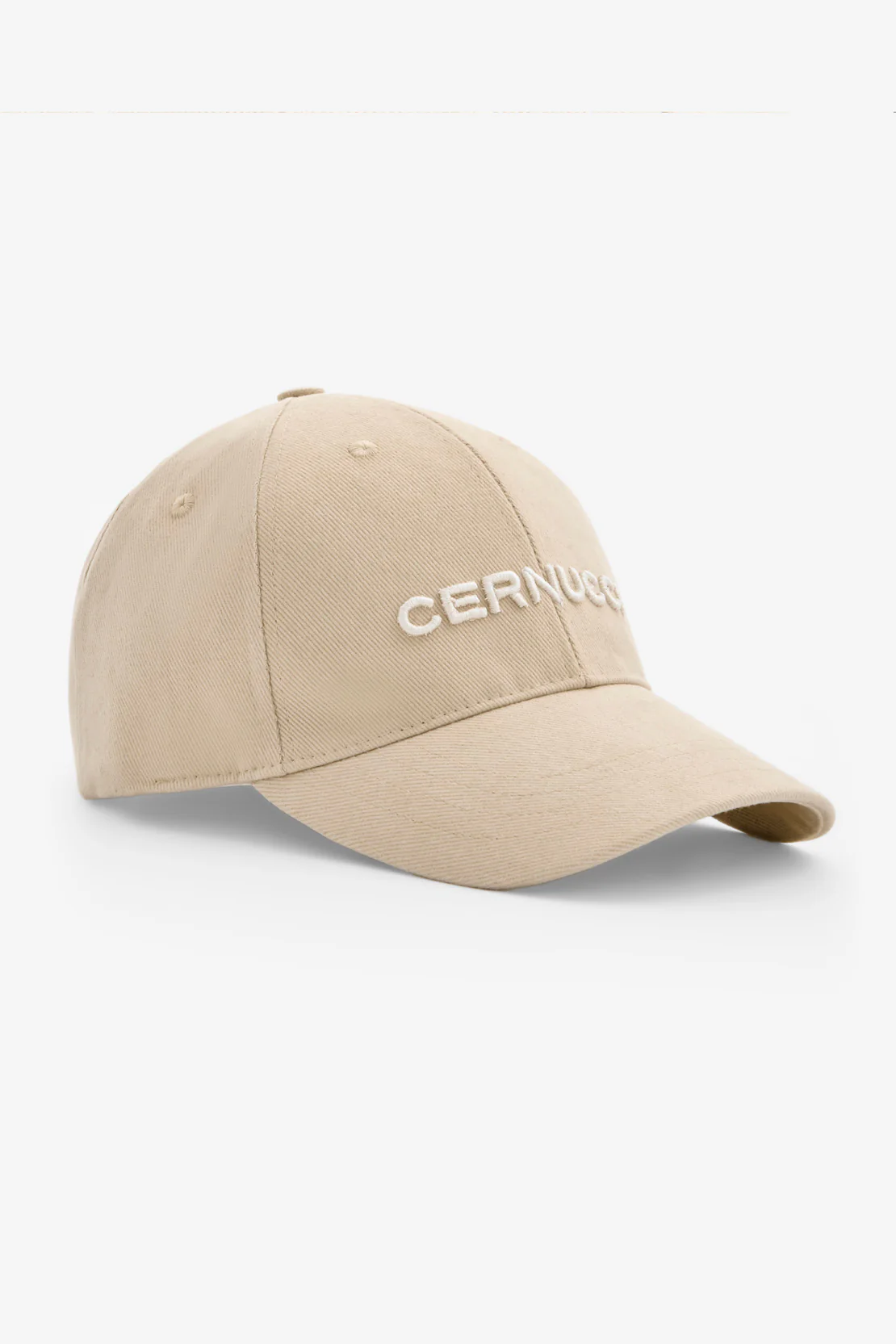 Cernucci Embroidered Cap - Ecru - Image 2