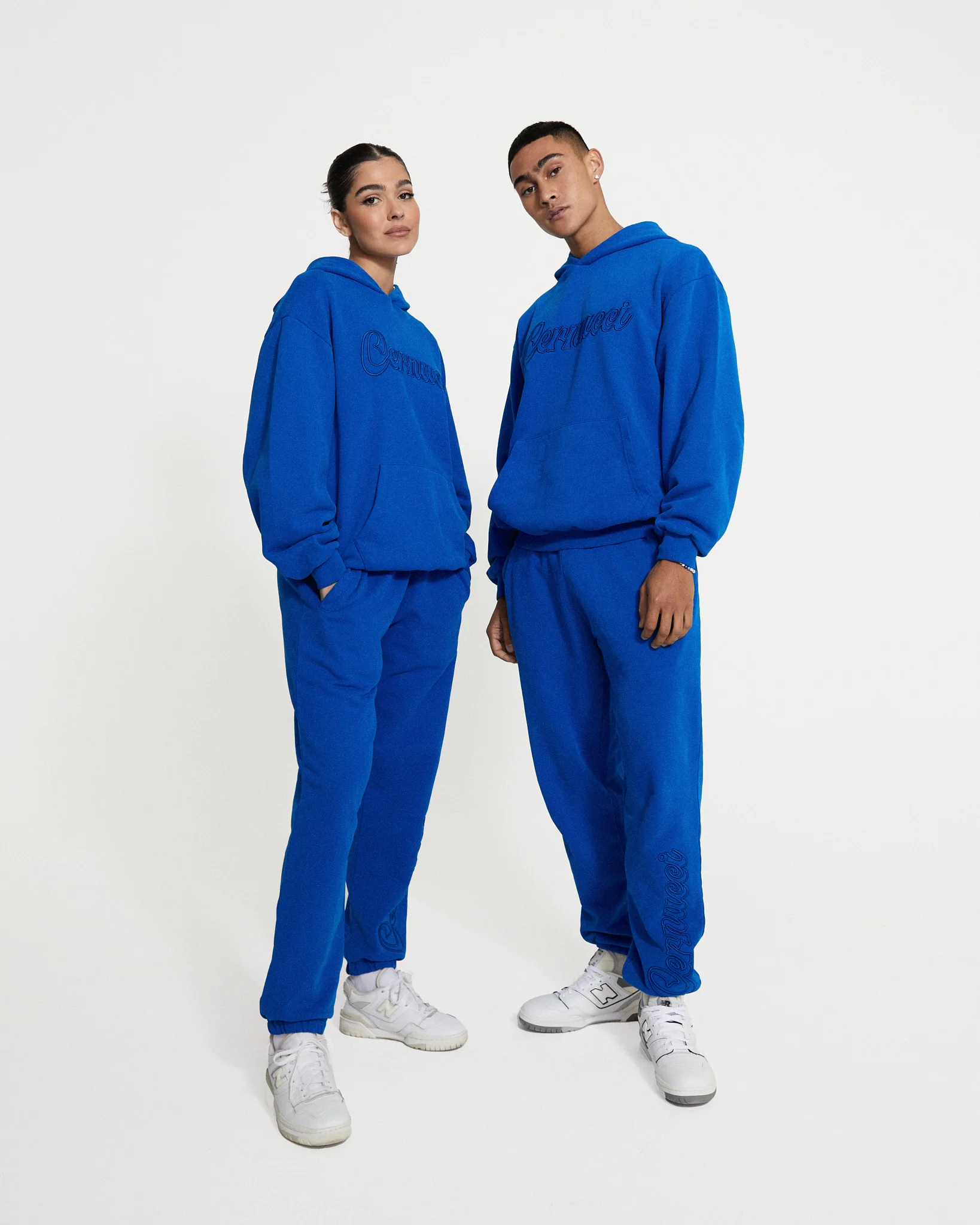 Cernucci Embroidered Jogger - Cobalt Blue - Image 2