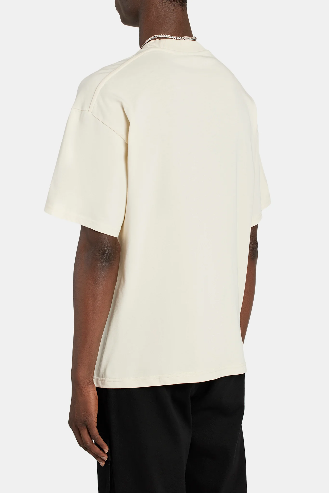 Cernucci Embroidered T-Shirt - Cream - Image 2