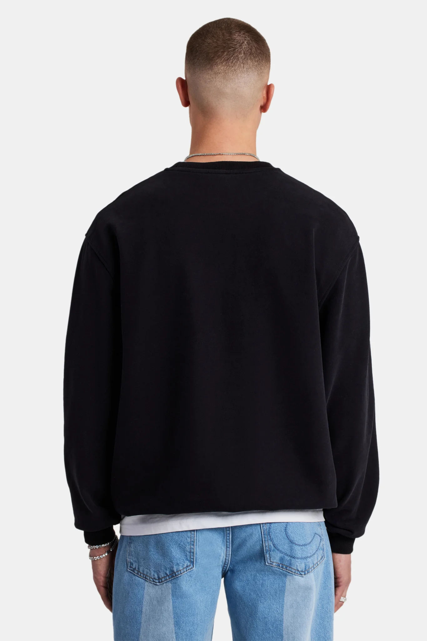 Cernucci Est Embroidered Sweatshirt - Black - Image 5