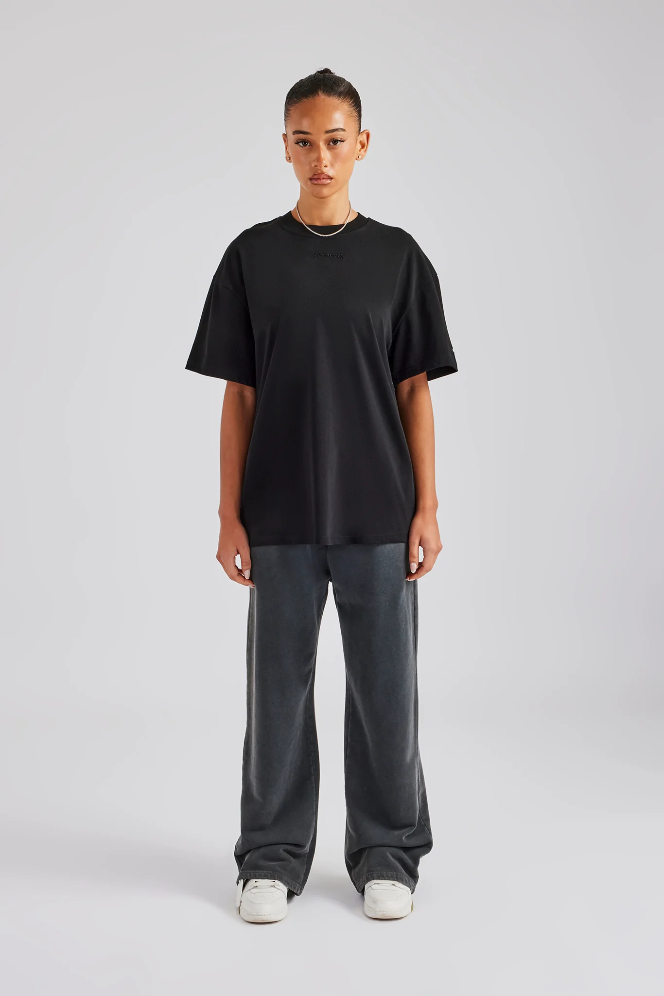 Cernucci Oversized T-Shirt - Black - Image 4