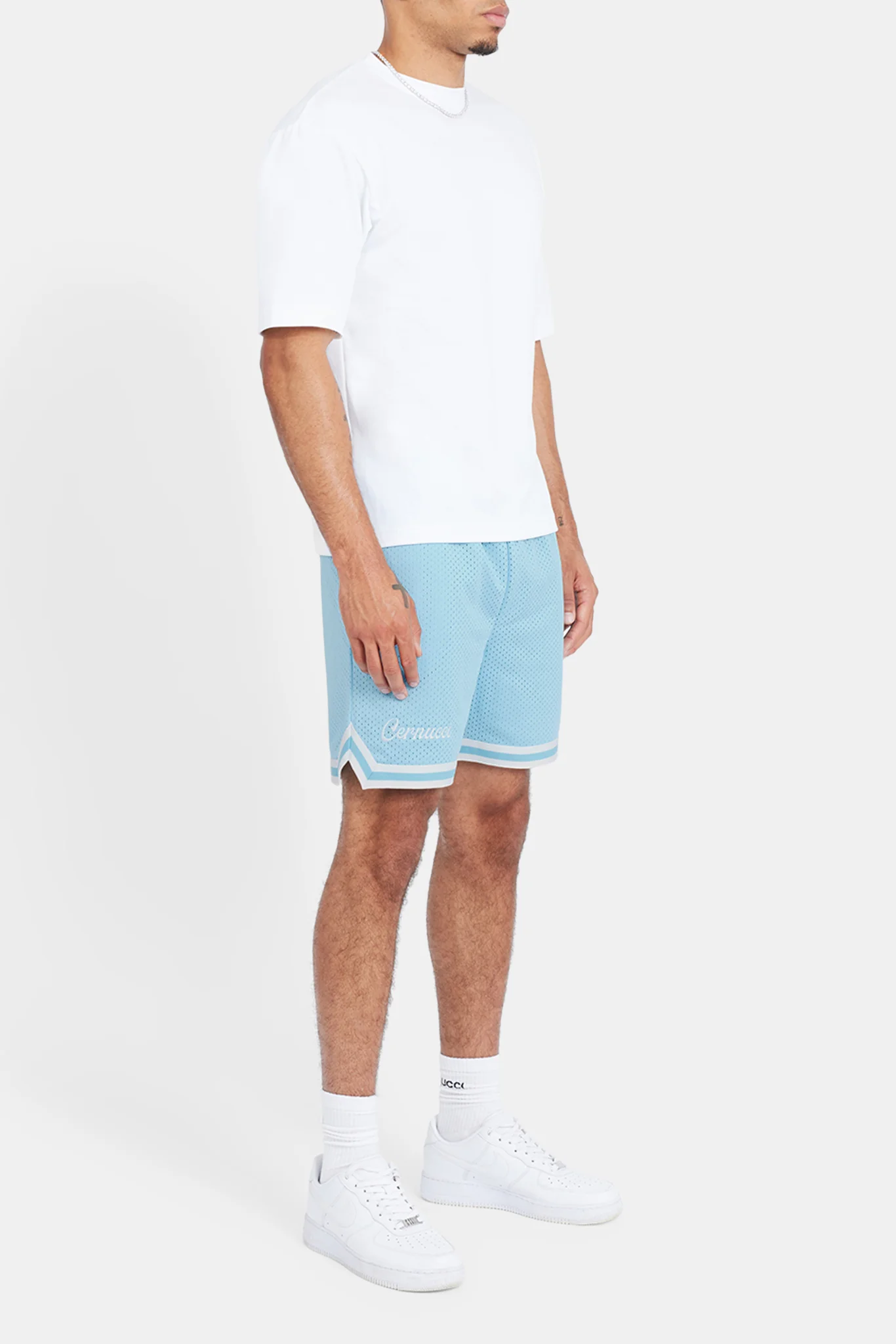 Cernucci Mesh Short - Blue - Image 2