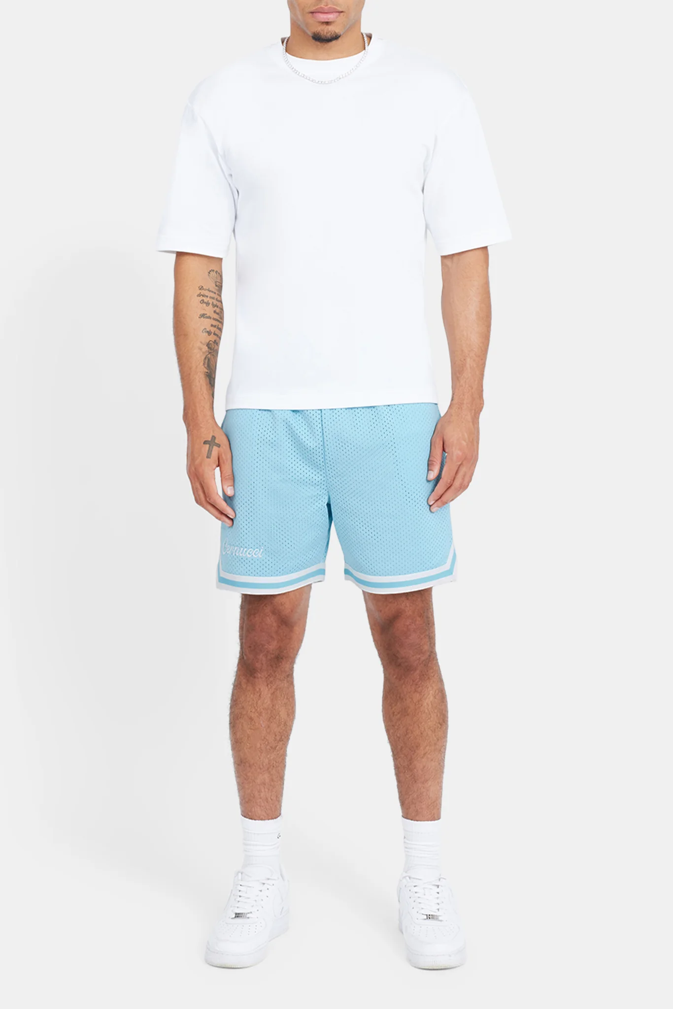 Cernucci Mesh Short - Blue - Image 3