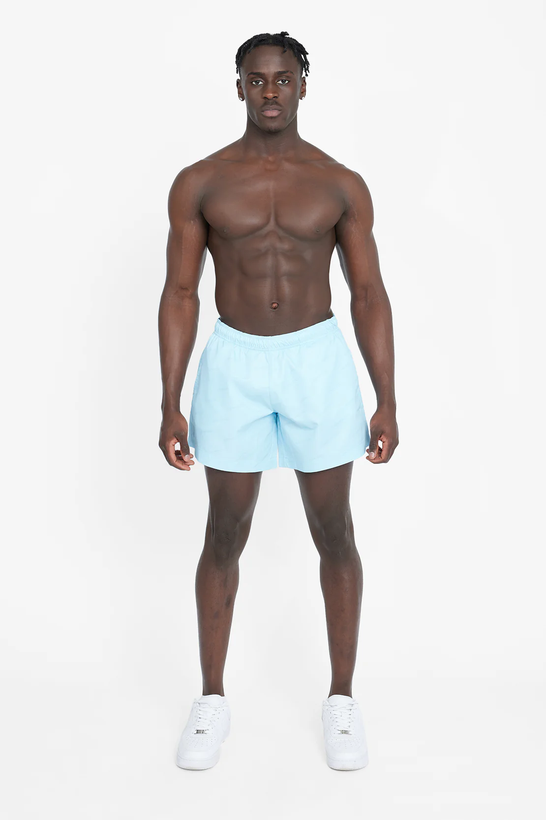 Cernucci Monogram Swimshorts - Baby Blue - Image 4