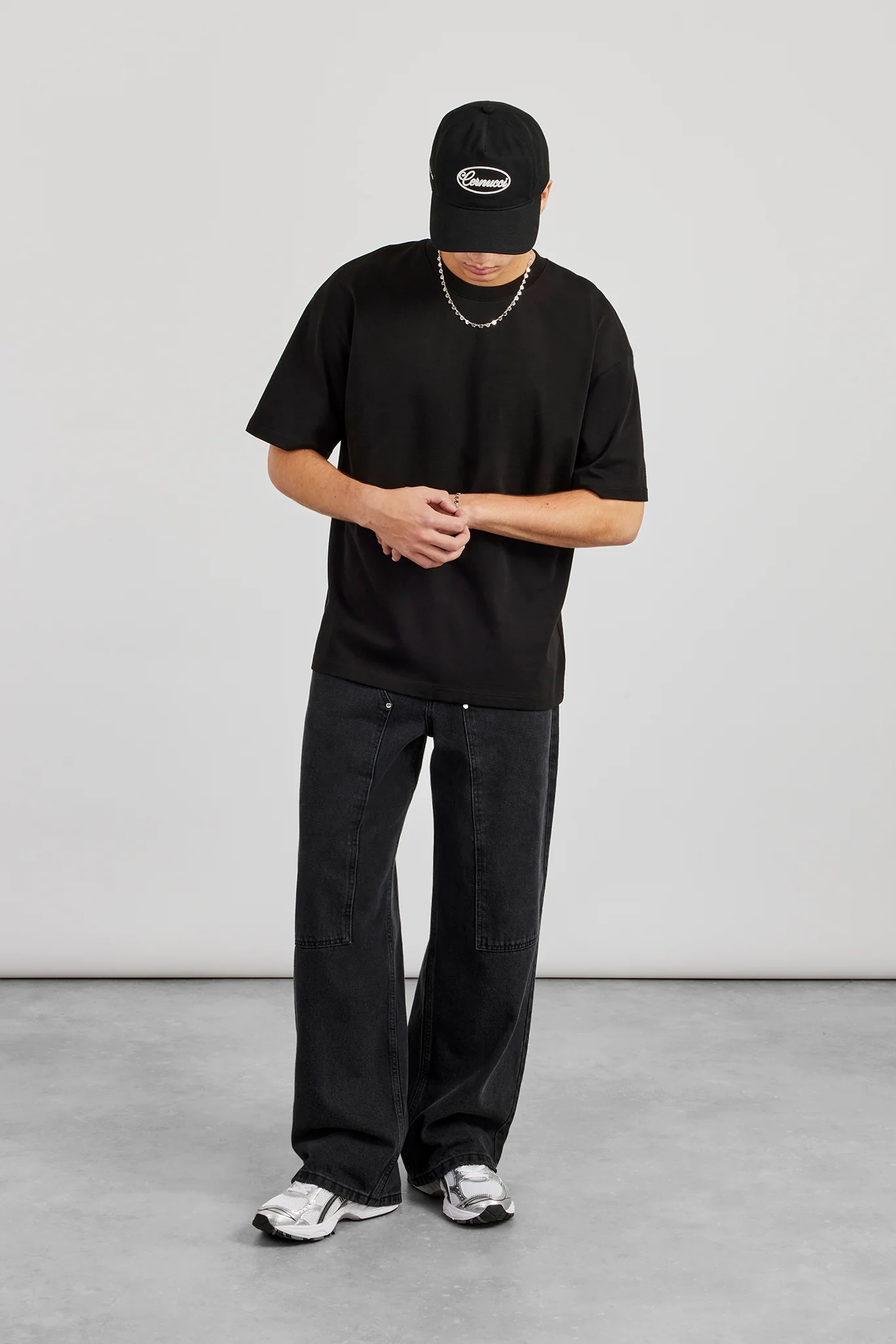 Cernucci Oversized T-Shirt - Black - Image 2