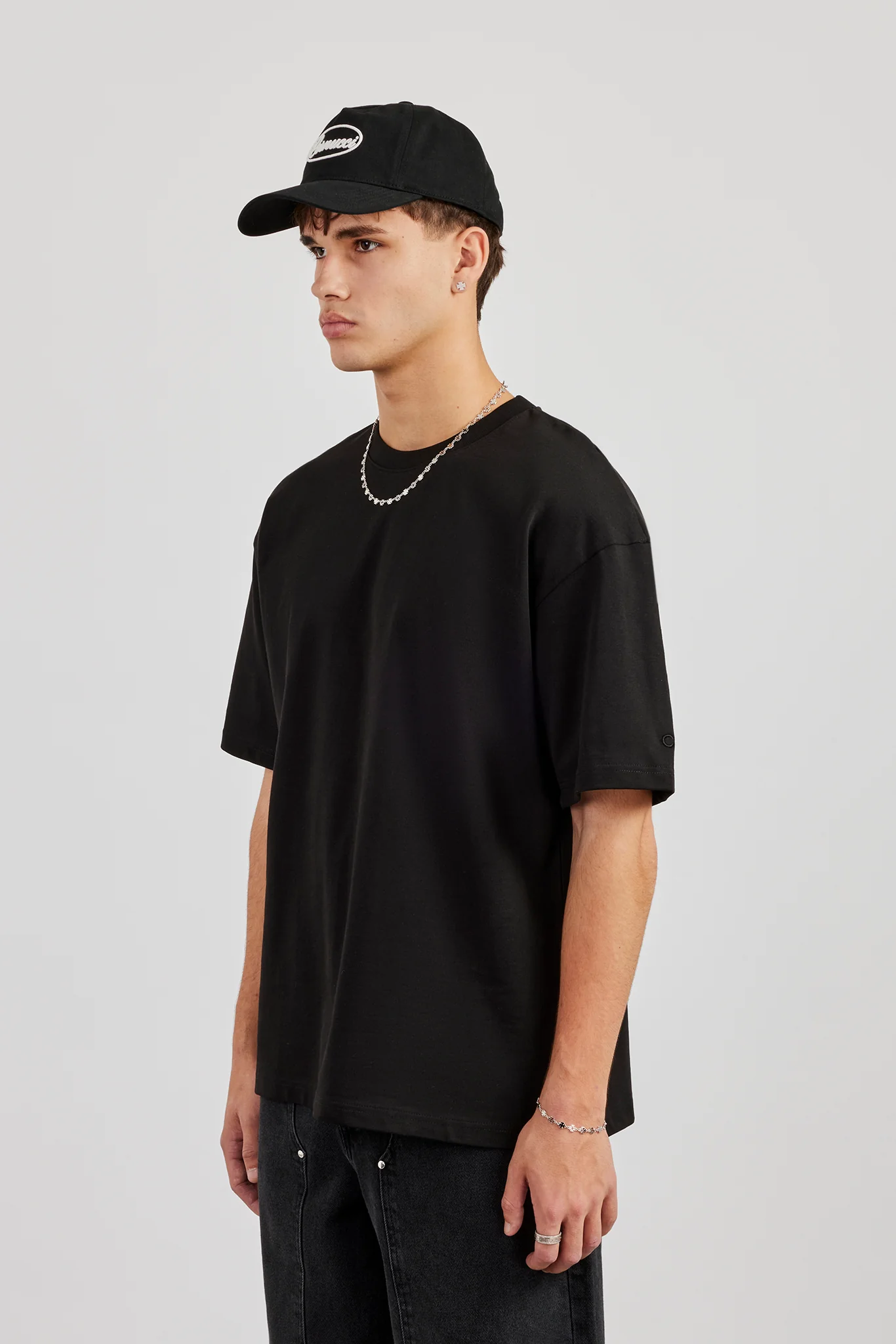 Cernucci Oversized T-Shirt - Black - Image 3