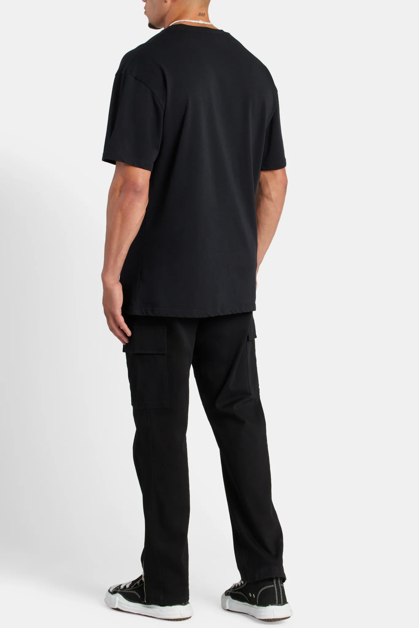 Cernucci Ring Oversized T-Shirt - Black - Image 3