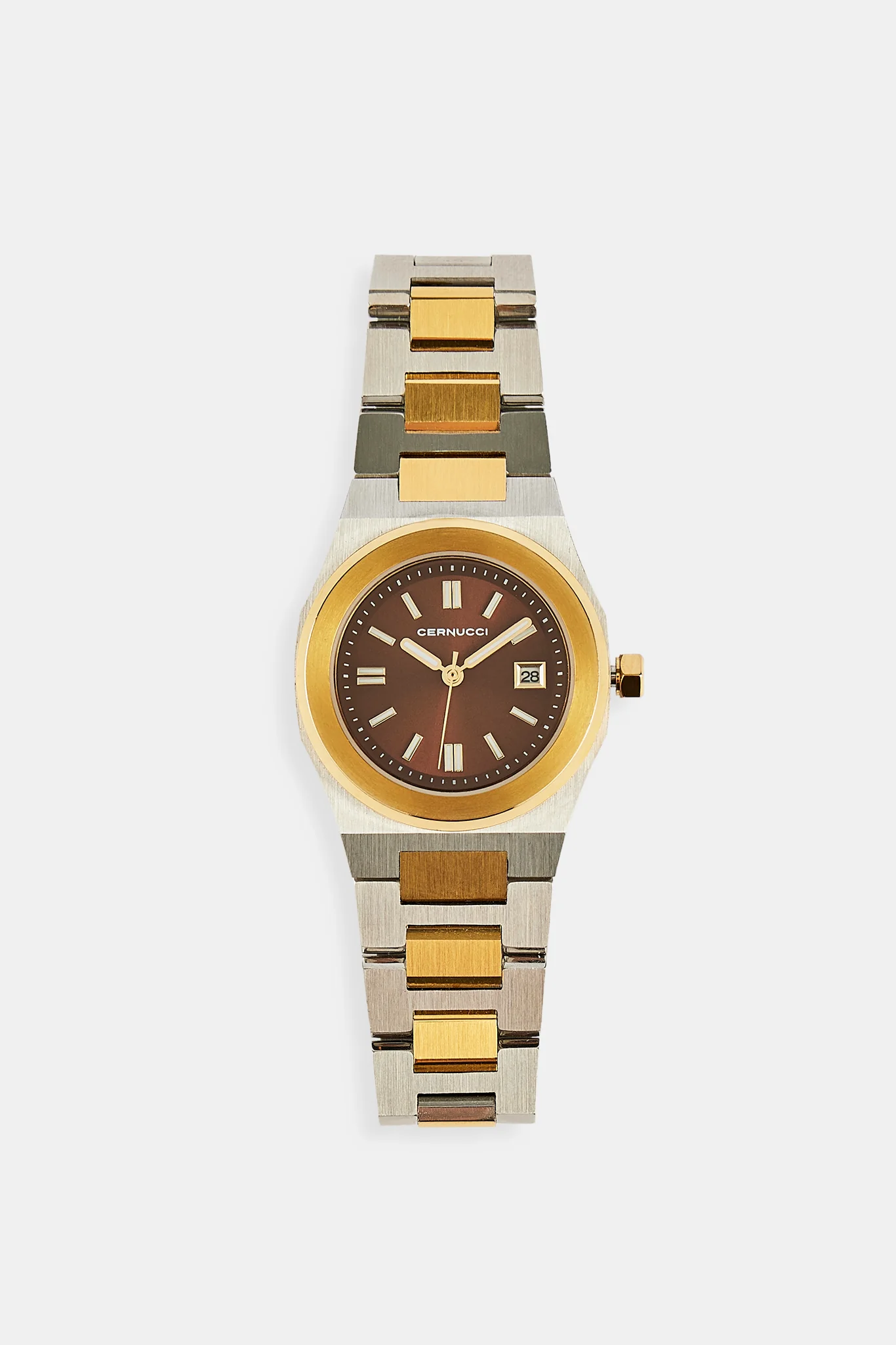 Cernucci Two Tone Watch - Silver - Image 3