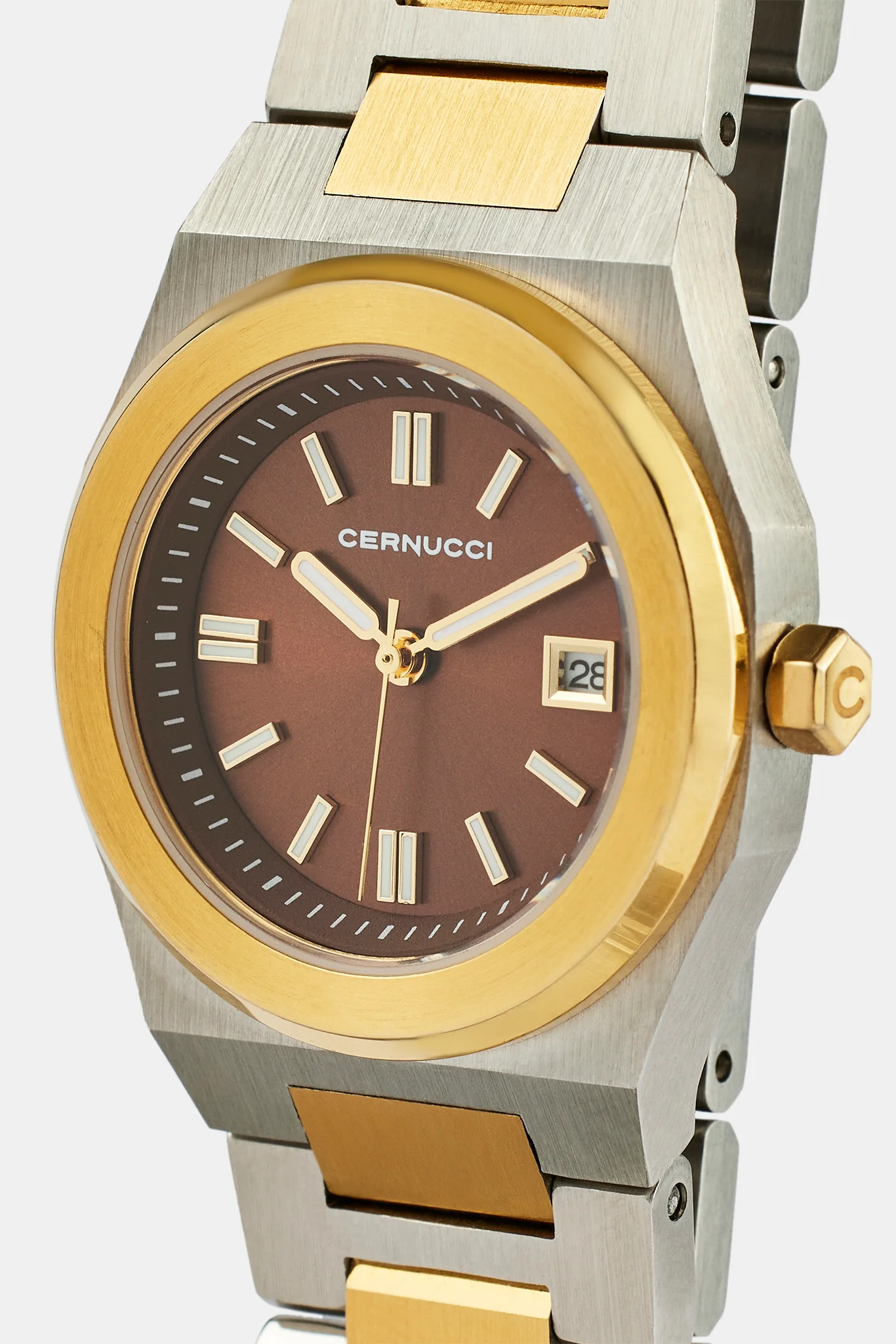 Cernucci Two Tone Watch - Silver - Image 4