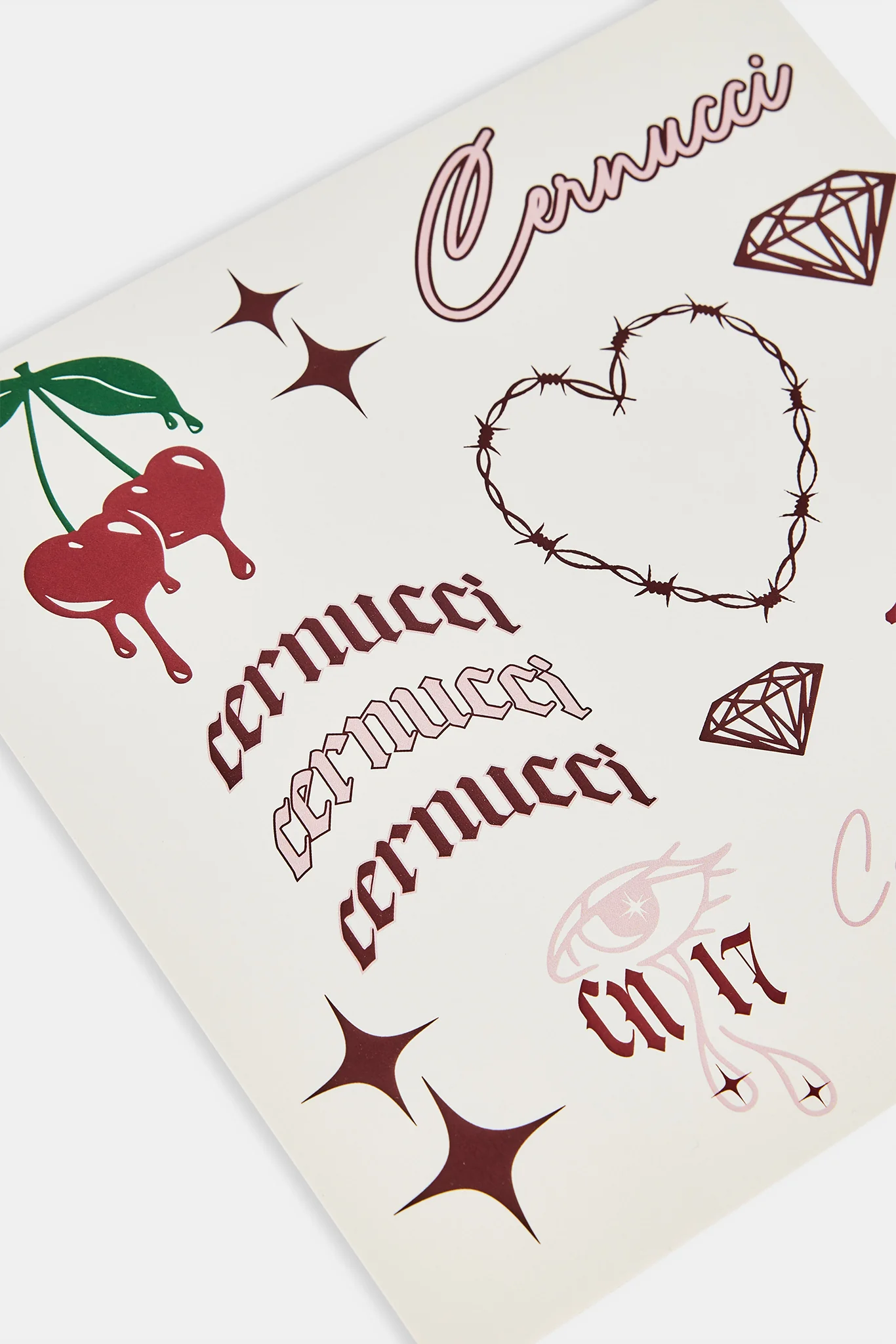 Cernucci Womens Sticker Sheet - White - Image 3