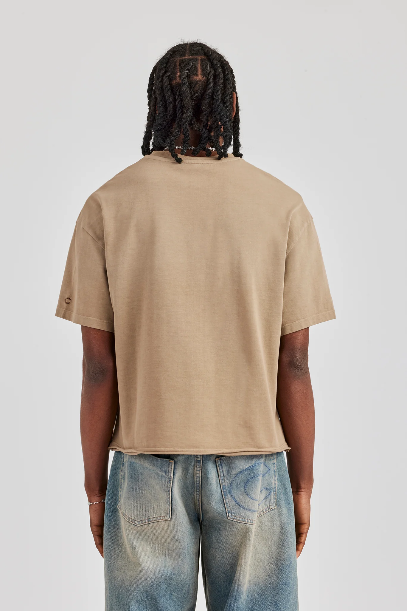 Boxy Chain Stitch T-Shirt - Image 3