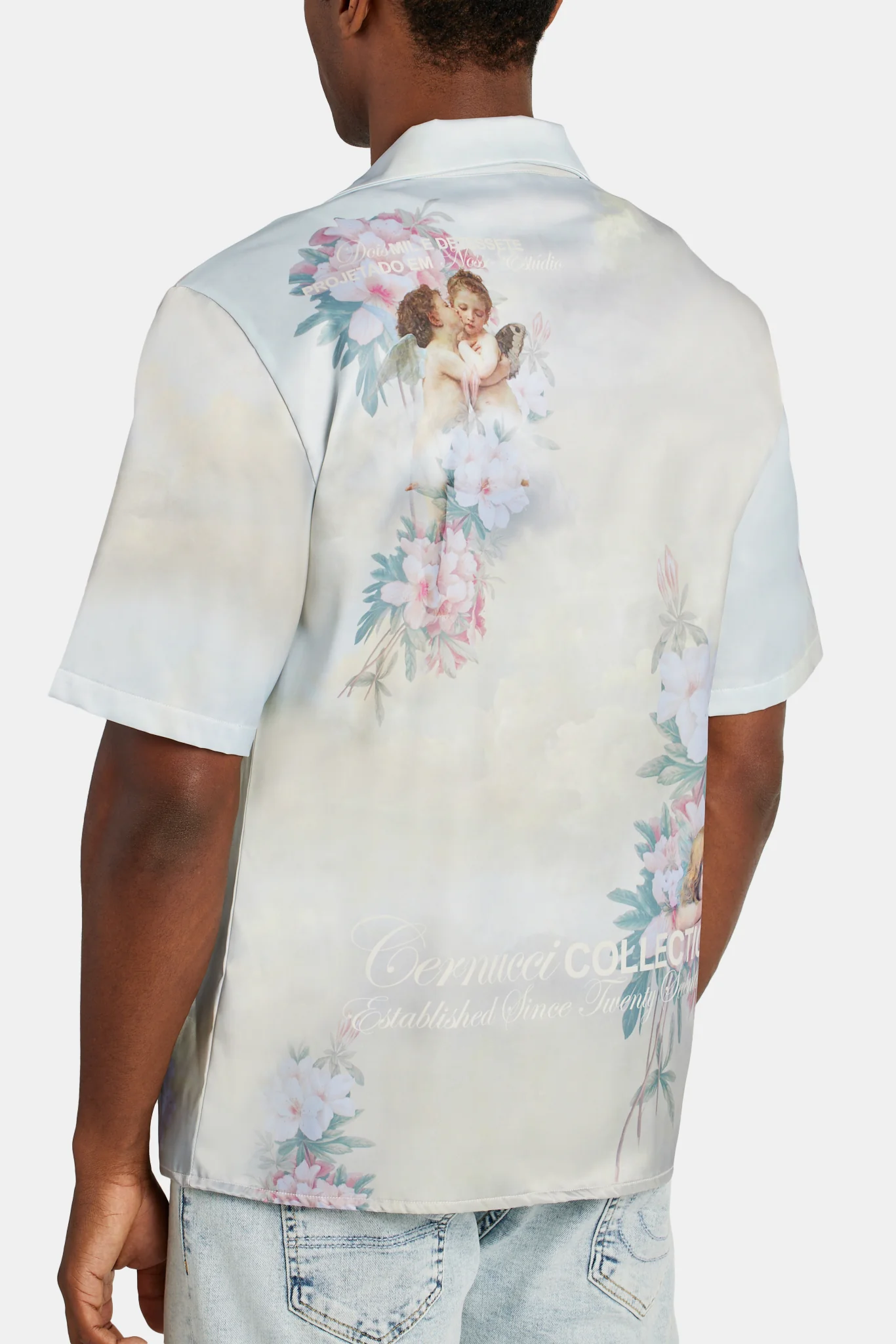 Cherub Floral Satin Shirt - Image 4