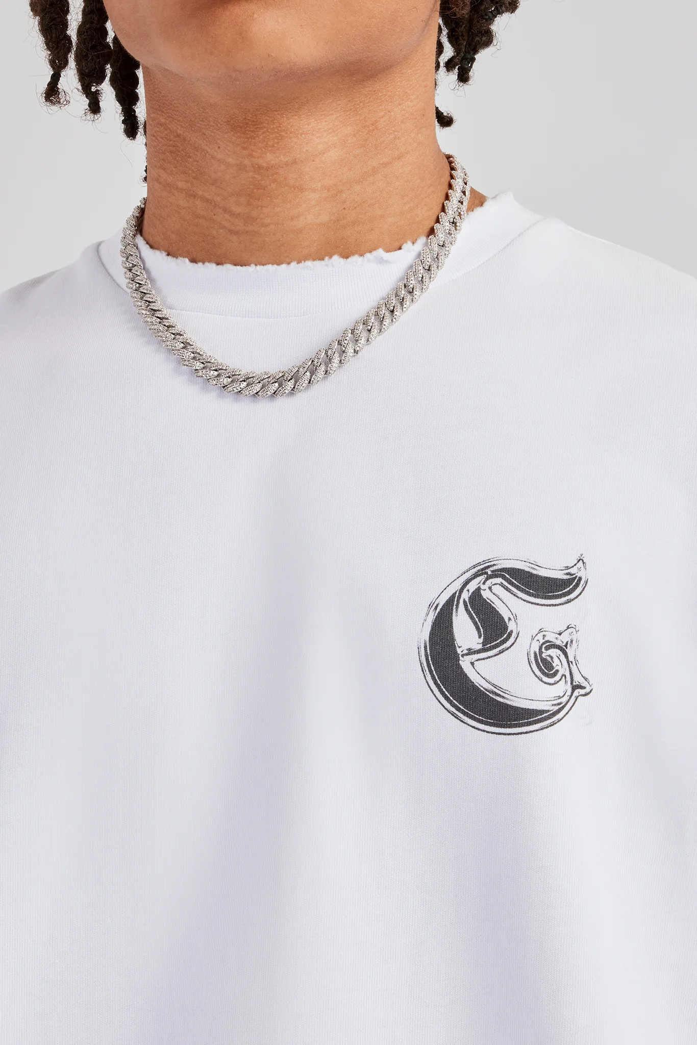 Chrome Back Graphic Oversized T-Shirt - Image 3