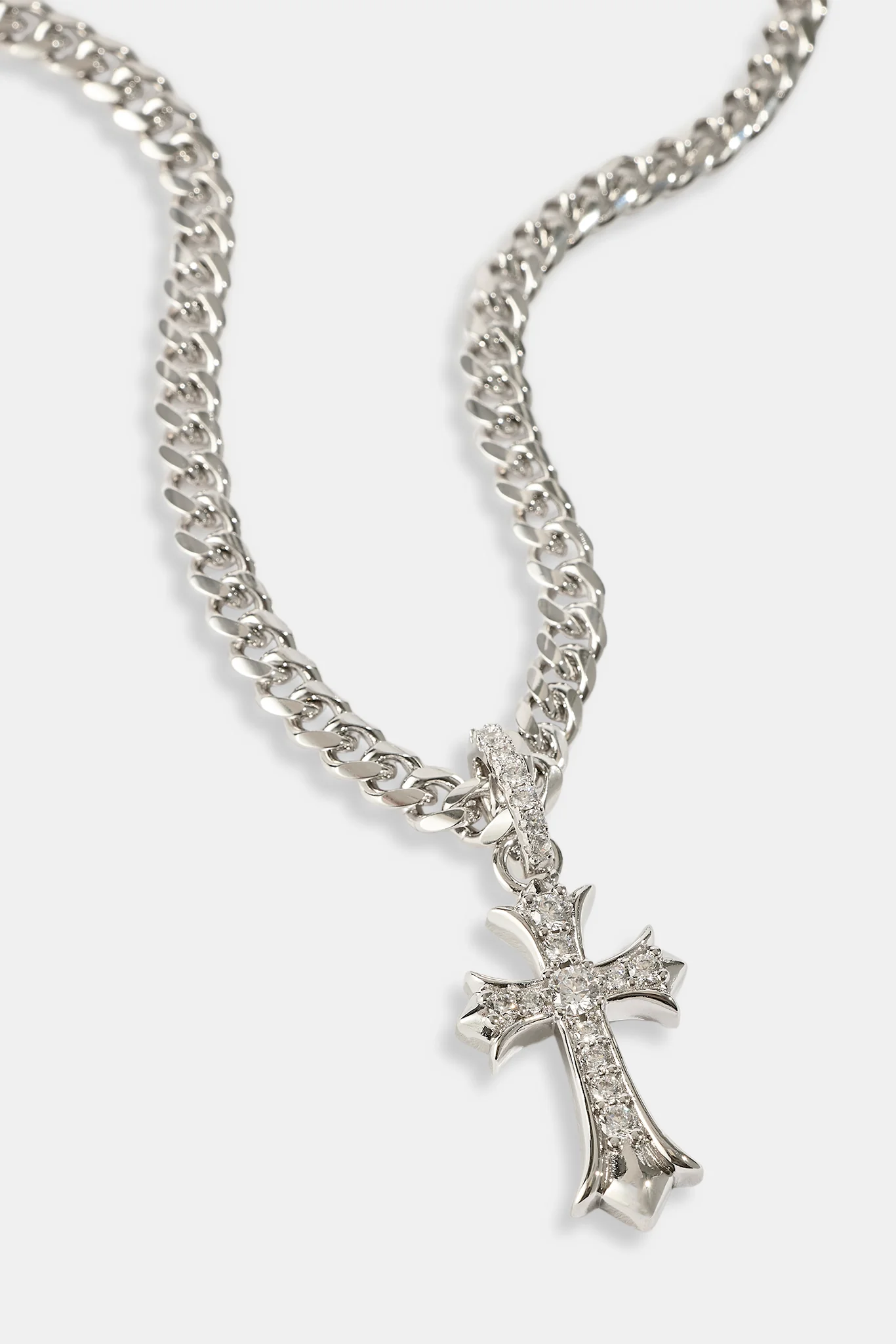 Chunky Cross Polished Cuban Chain - 5mm - Image 3