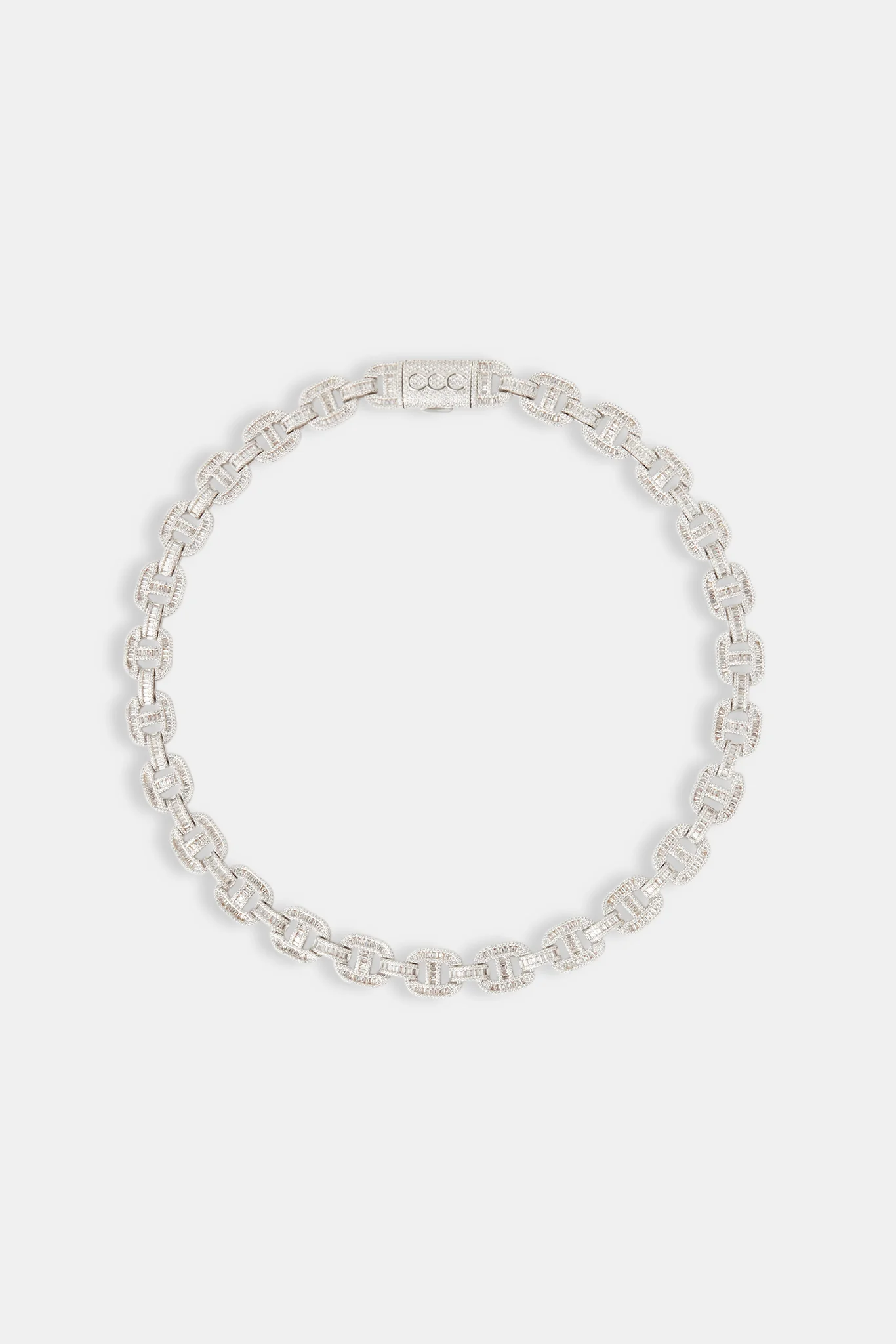 Chunky Iced Baguette Link Chain - 14mm - Image 4