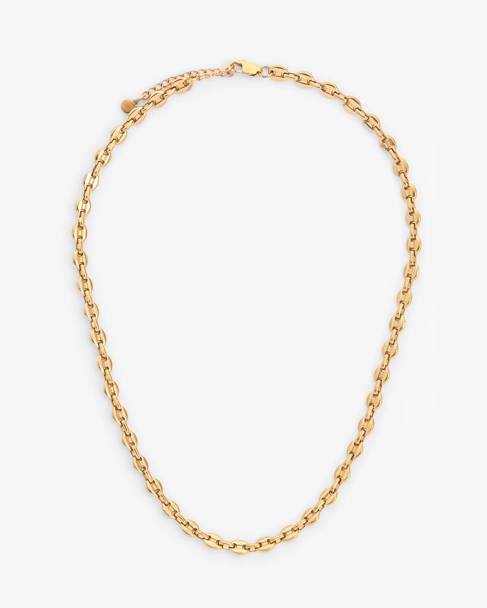 Clasp Detail Necklace - Gold