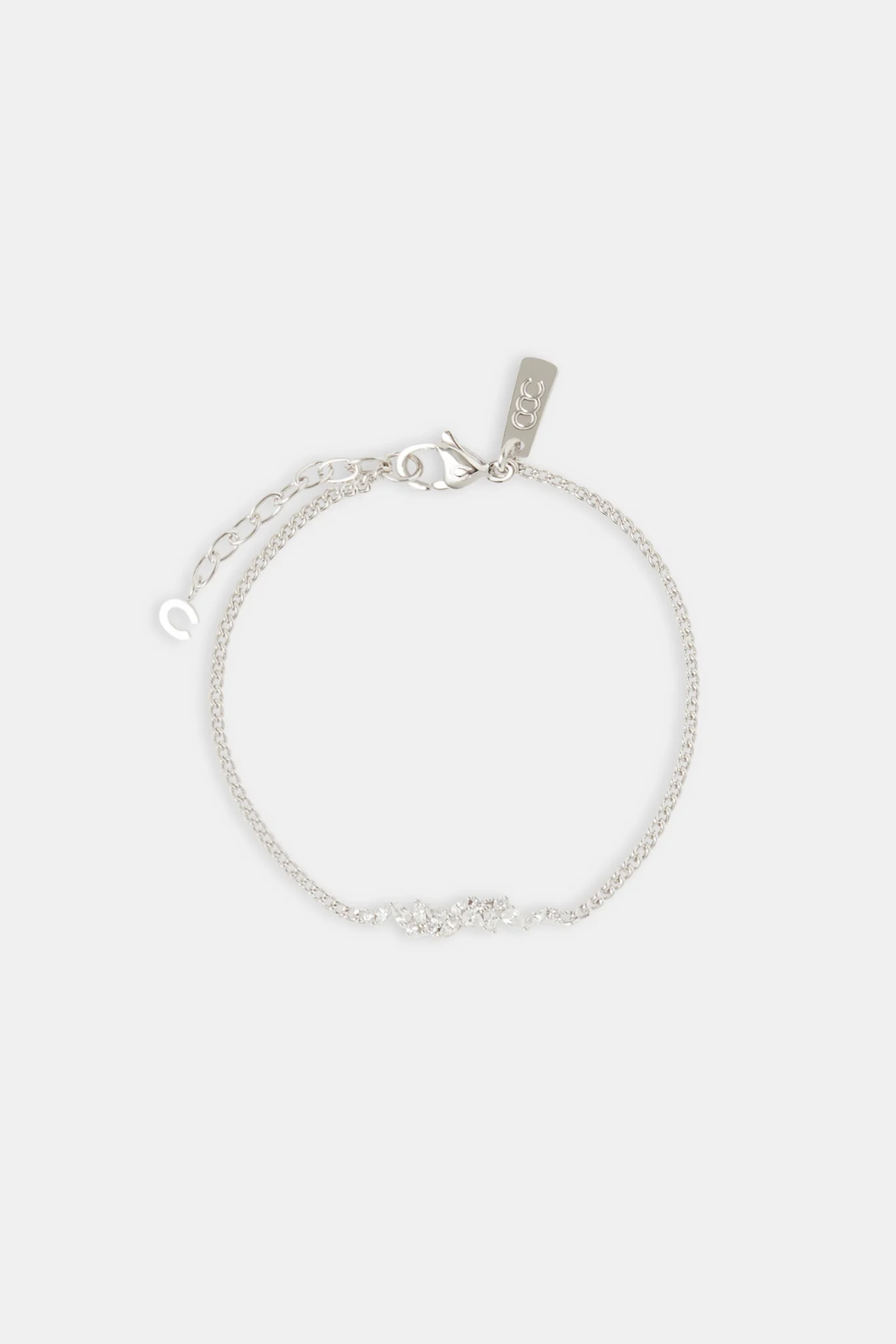 Cluster Oval CZ Bracelet - 5mm - Image 2