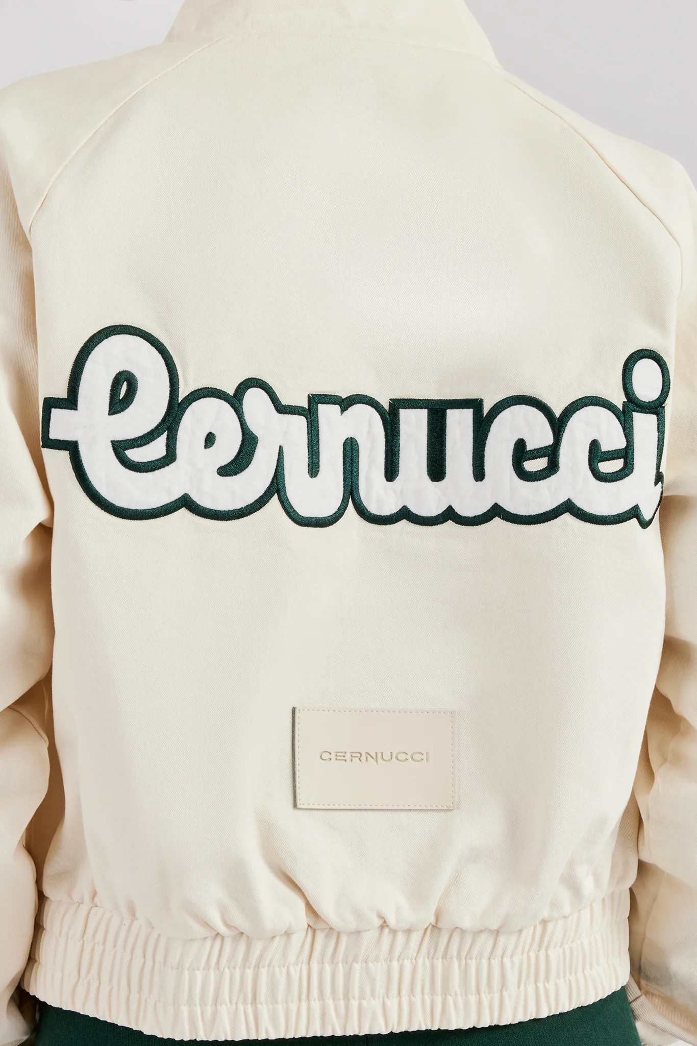 CN Twill Bomber Jacket - Off White - Image 3