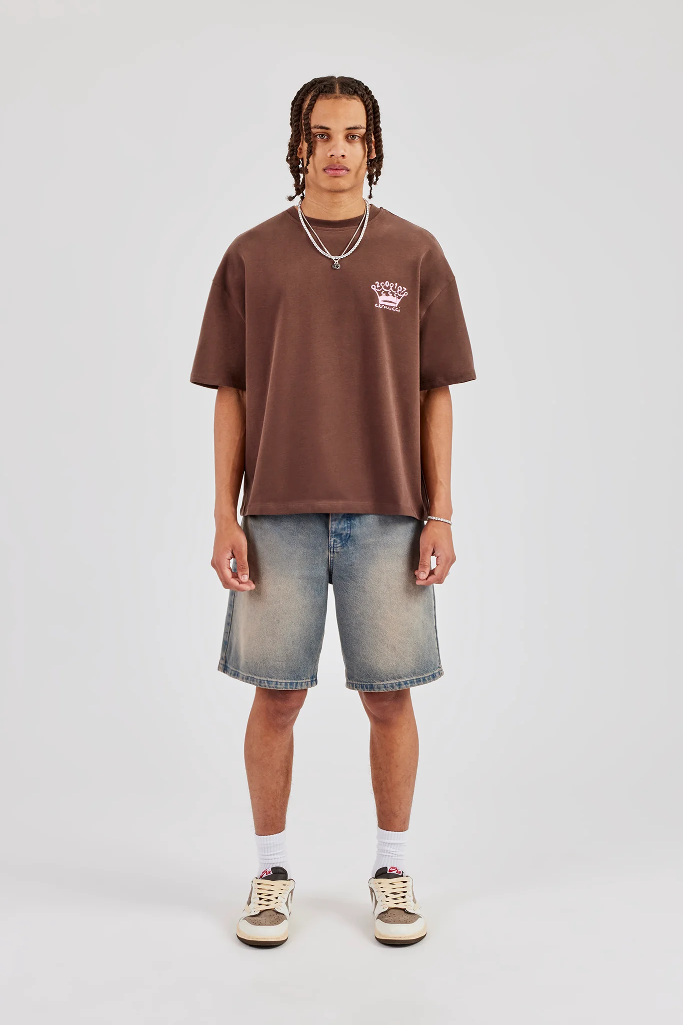 CNC 17 Boxy T-Shirt - Chocolate - Image 5