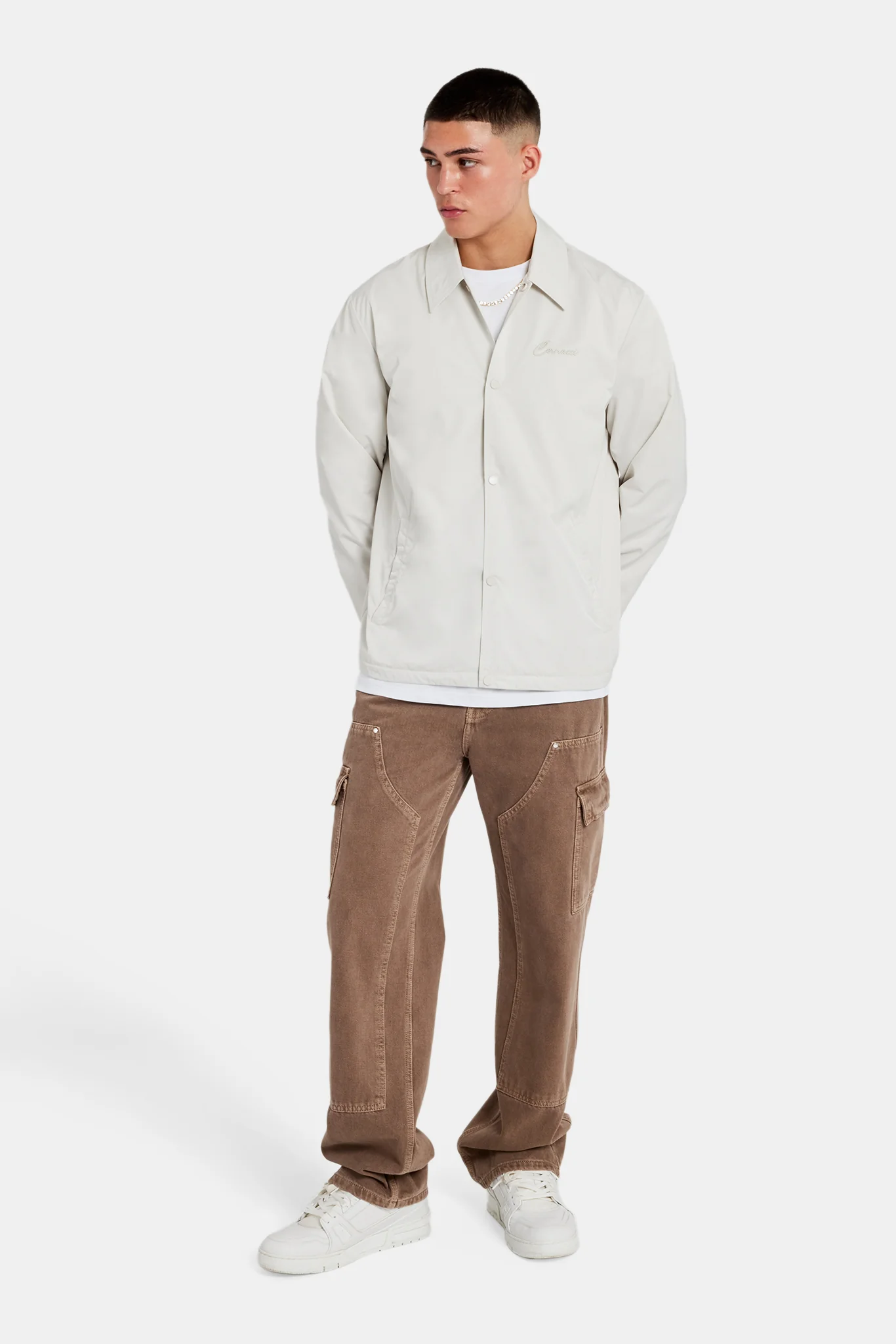Coach Jacket - Ecru - Image 3