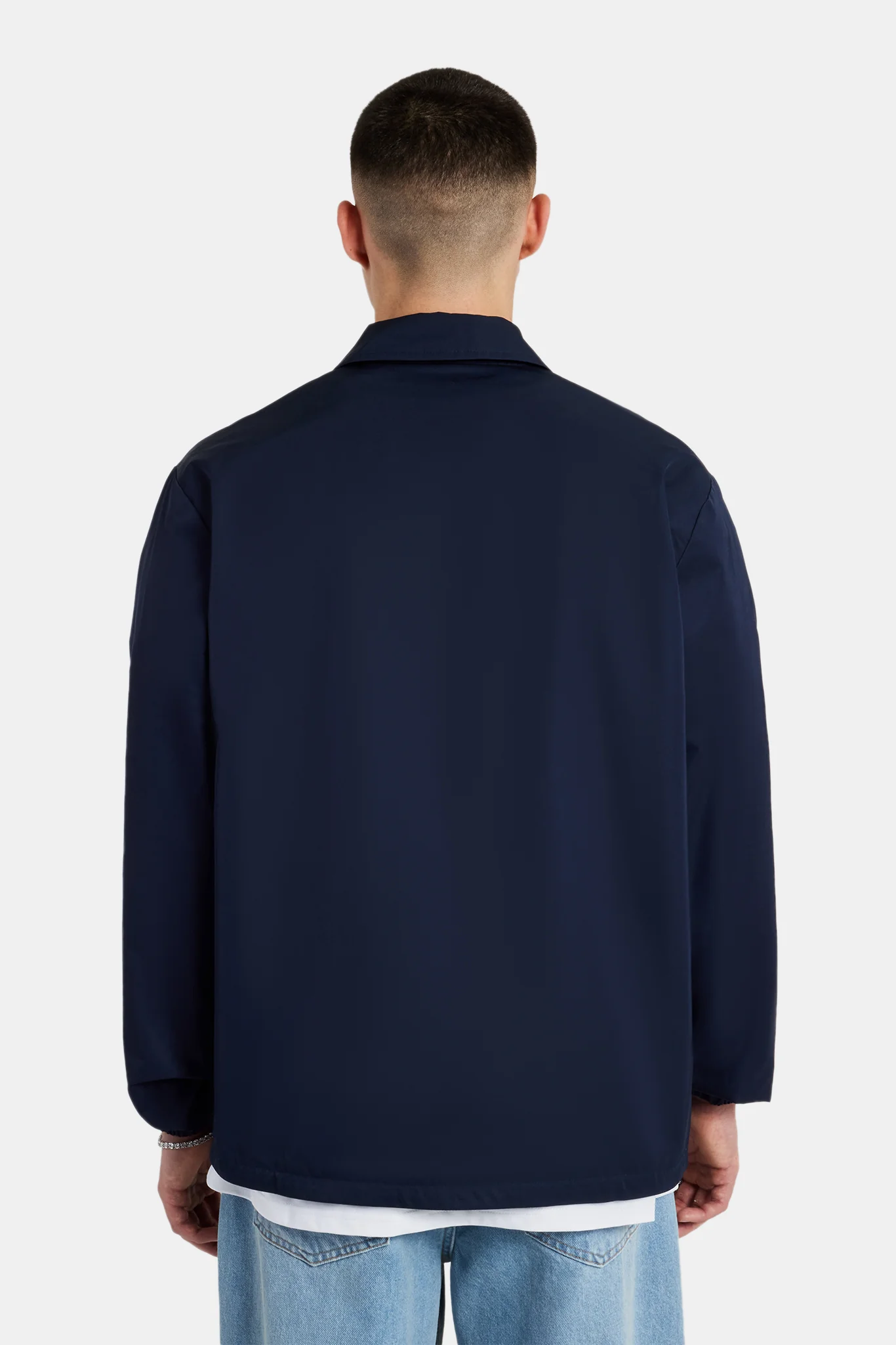 Coach Jacket - Navy - Image 4